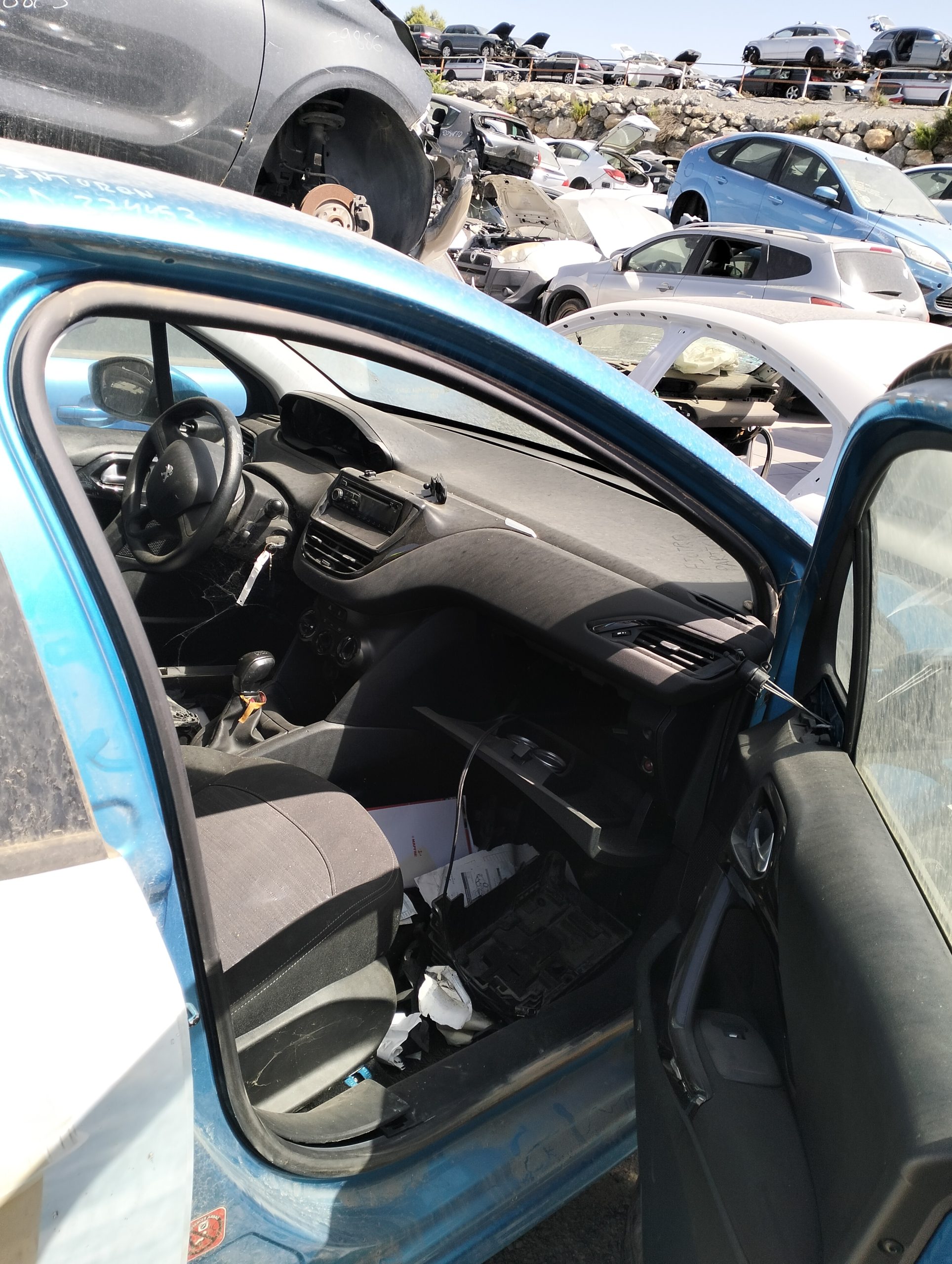 Goma puerta delantera derecha peugeot 208 (01.2012->)