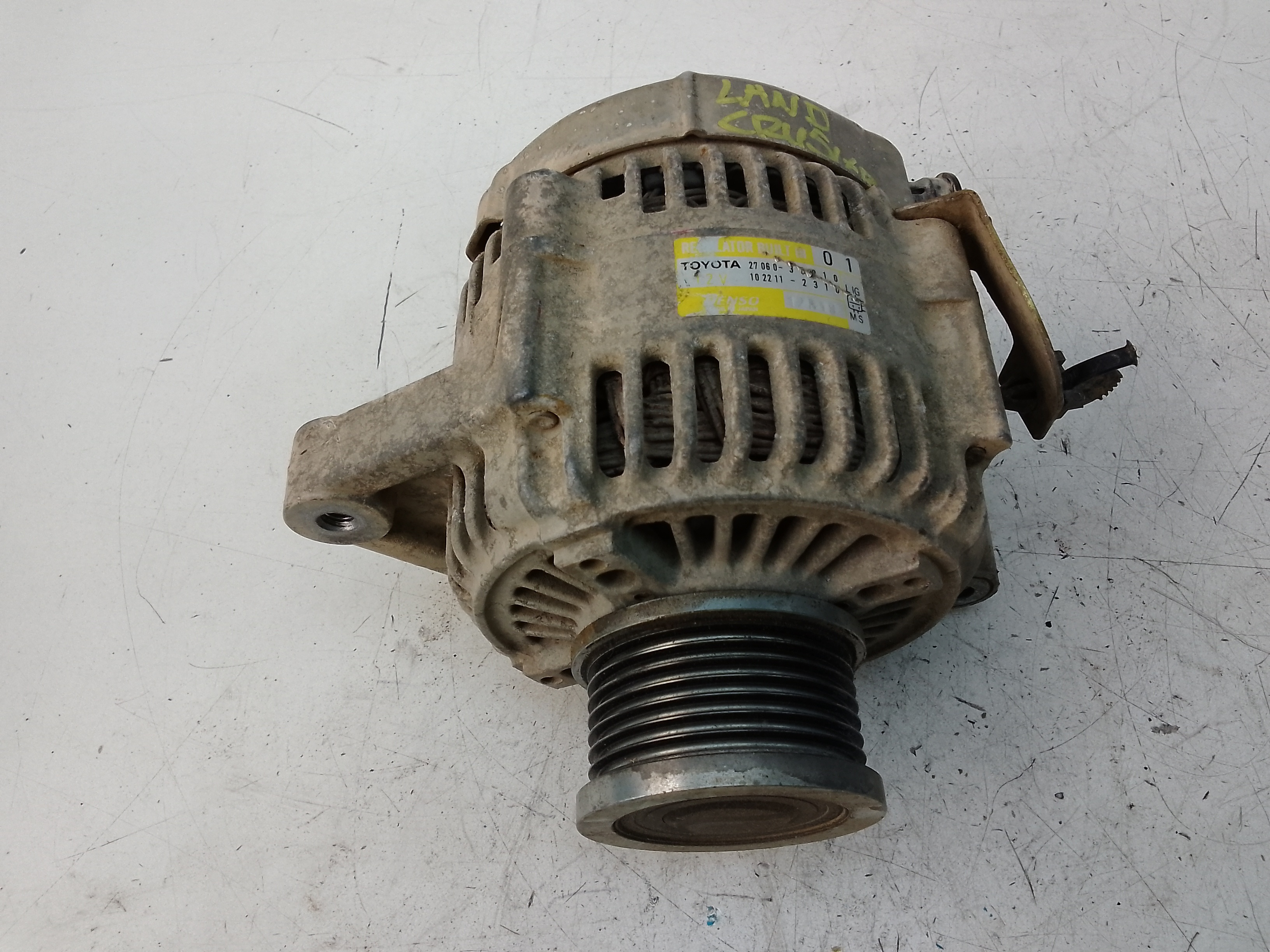 Alternador toyota land cruiser (j15)(2009->)