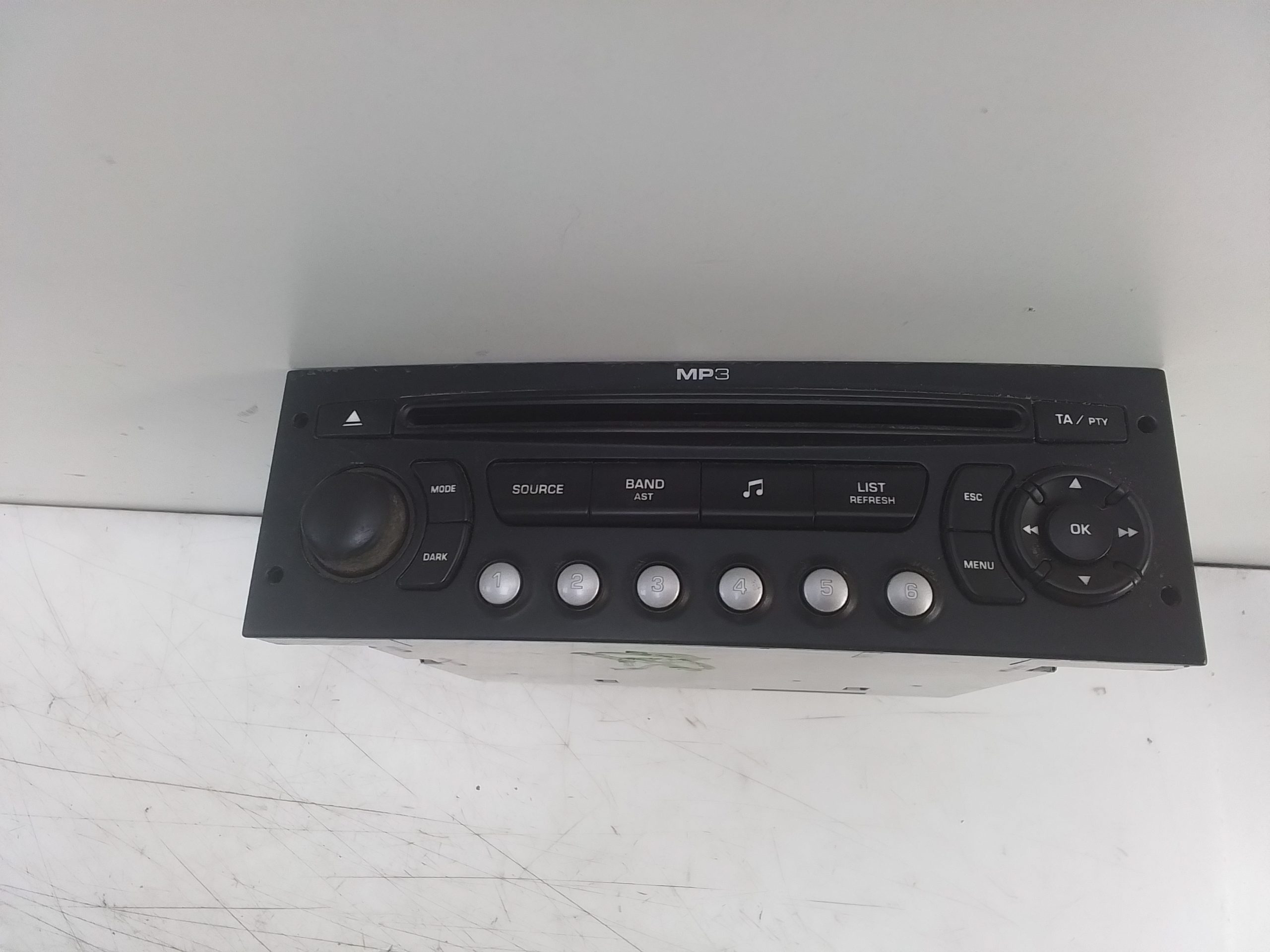 Sistema audio / radio cd citroen berlingo (2002->)