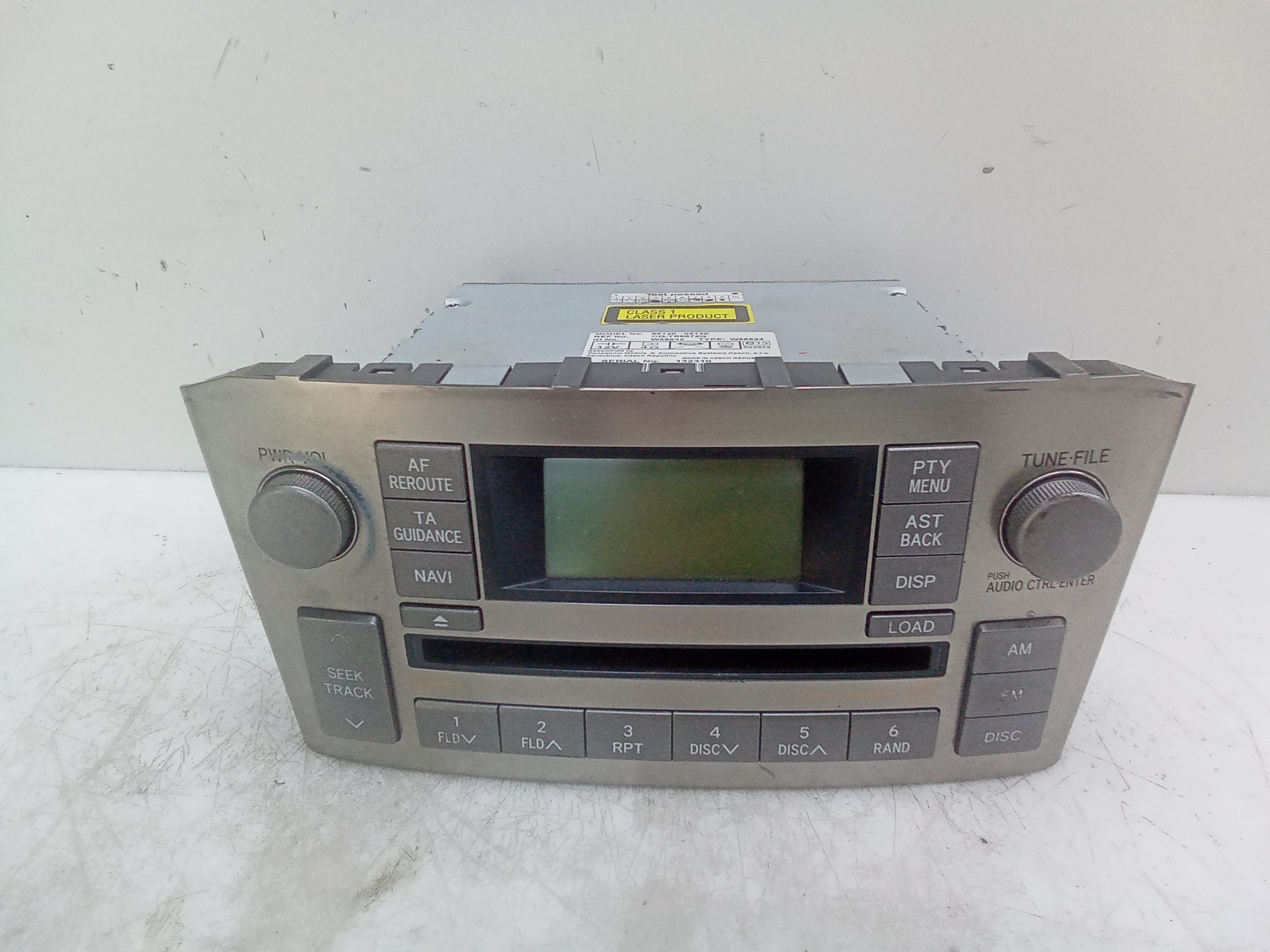 Sistema audio / radio cd toyota avensis berlina (t25)(2003->)