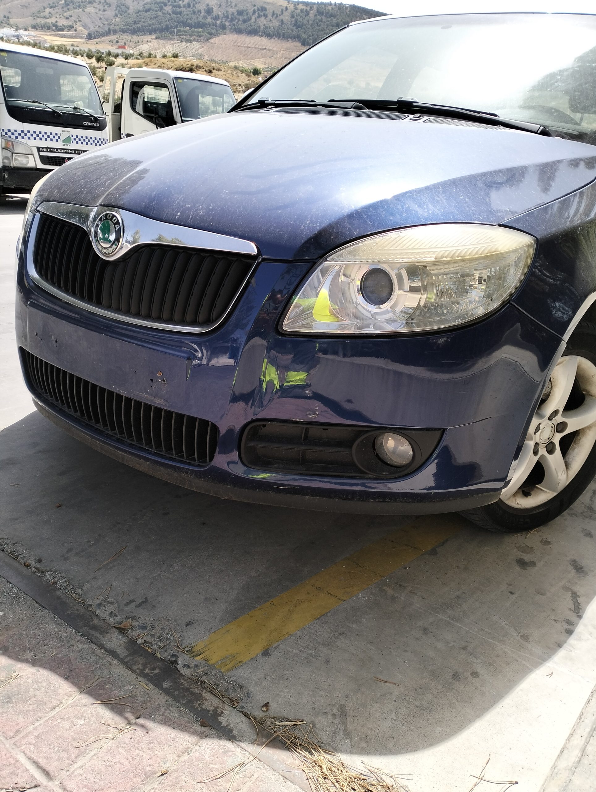 Paragolpes delantero skoda fabia (5j2)(2007->)