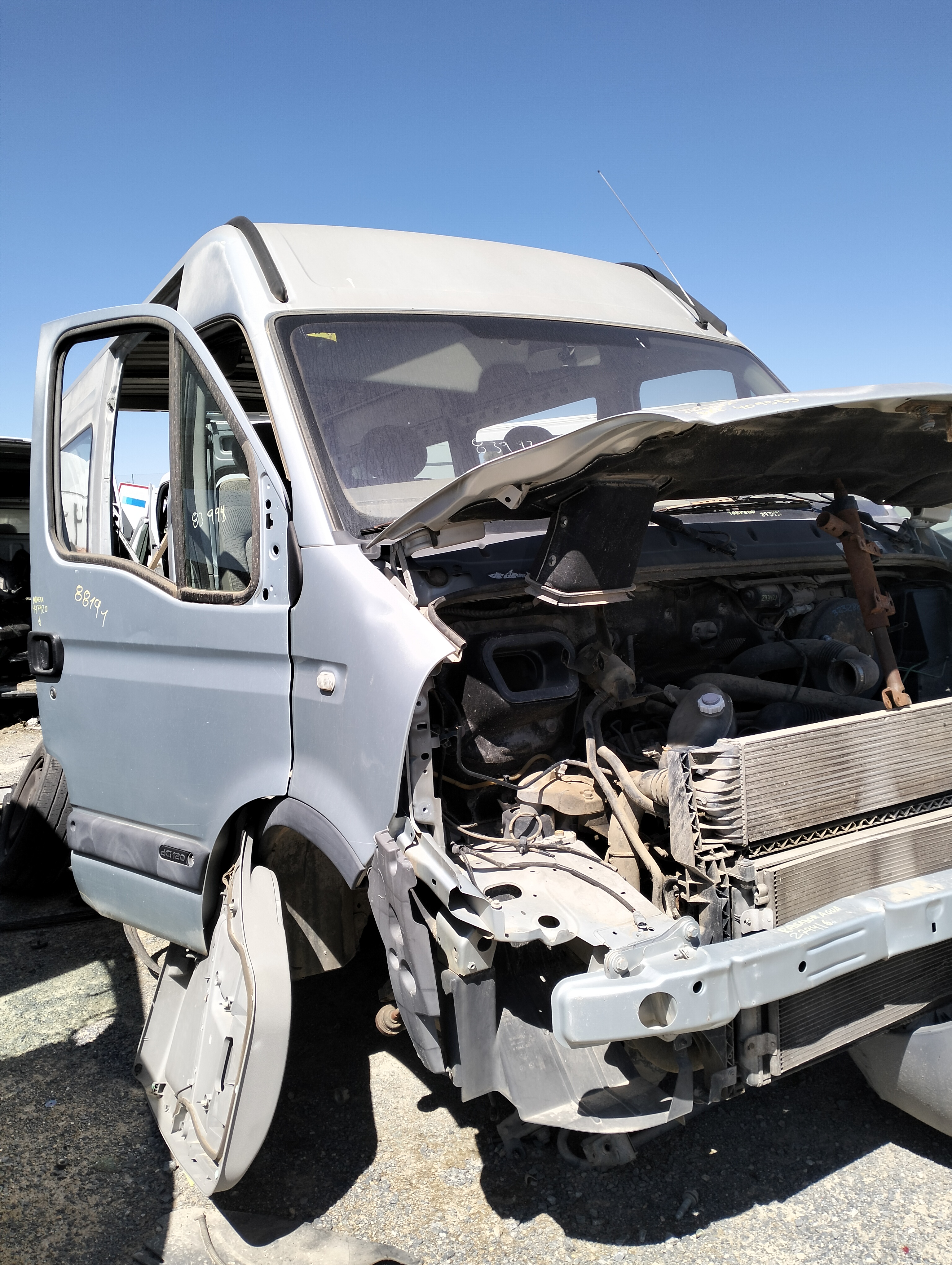 Frente de fibra renault master ii fase 2 combi (03.2003->)