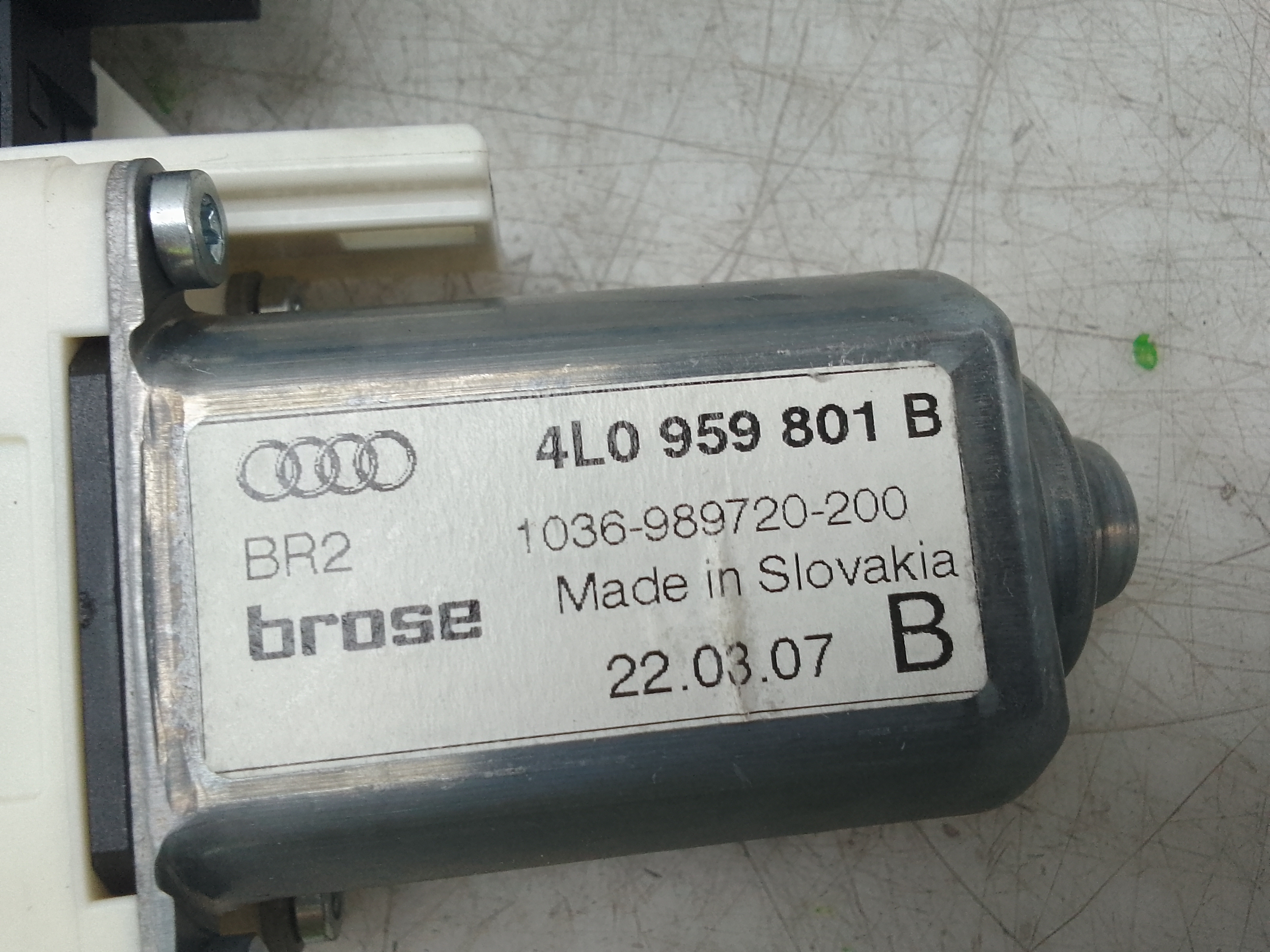 Motor elevalunas delantero izquierdo audi q7 (4l)(07.2006->)