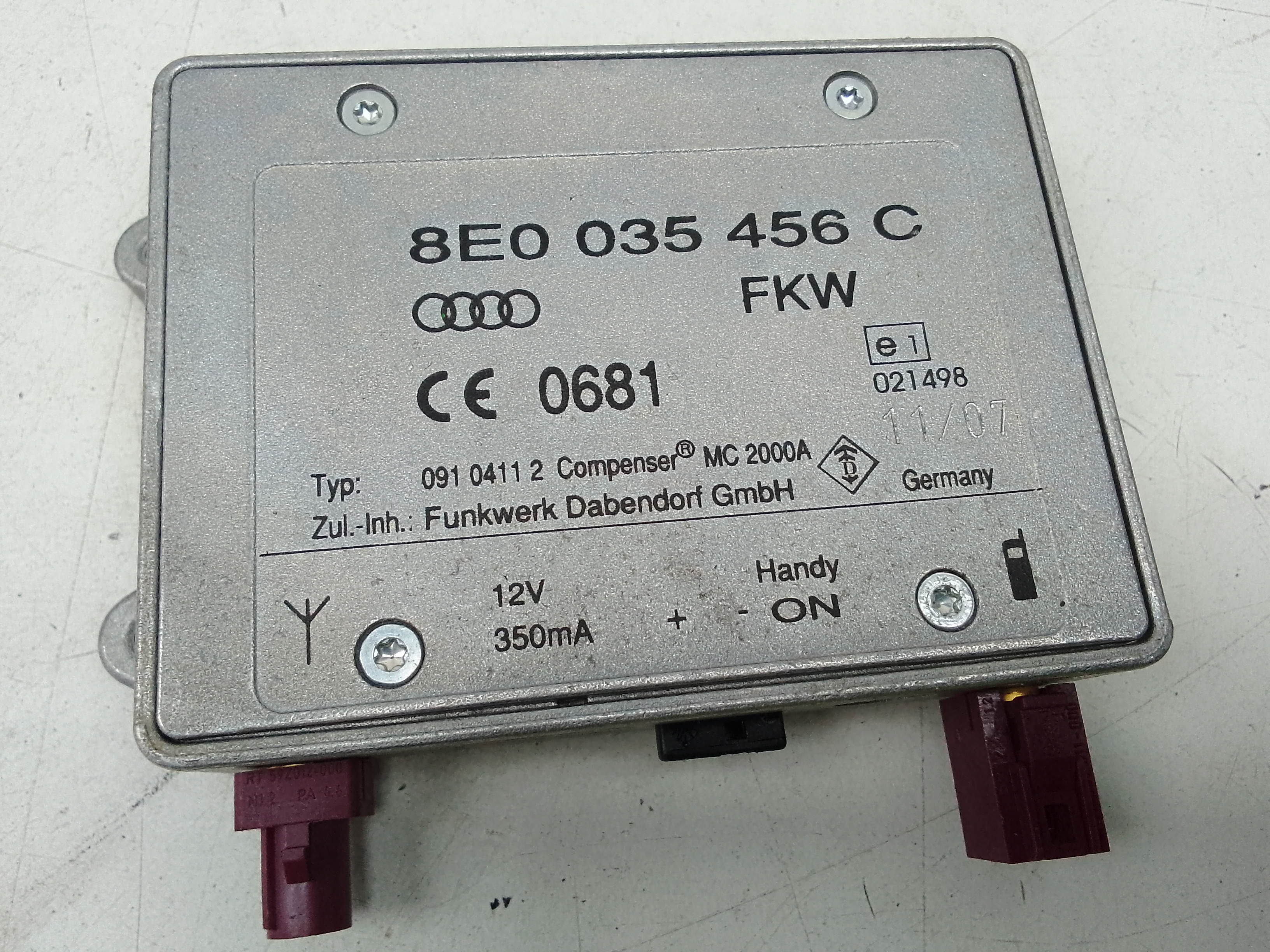 Modulo electronico audi q7 (4l)(07.2006->)