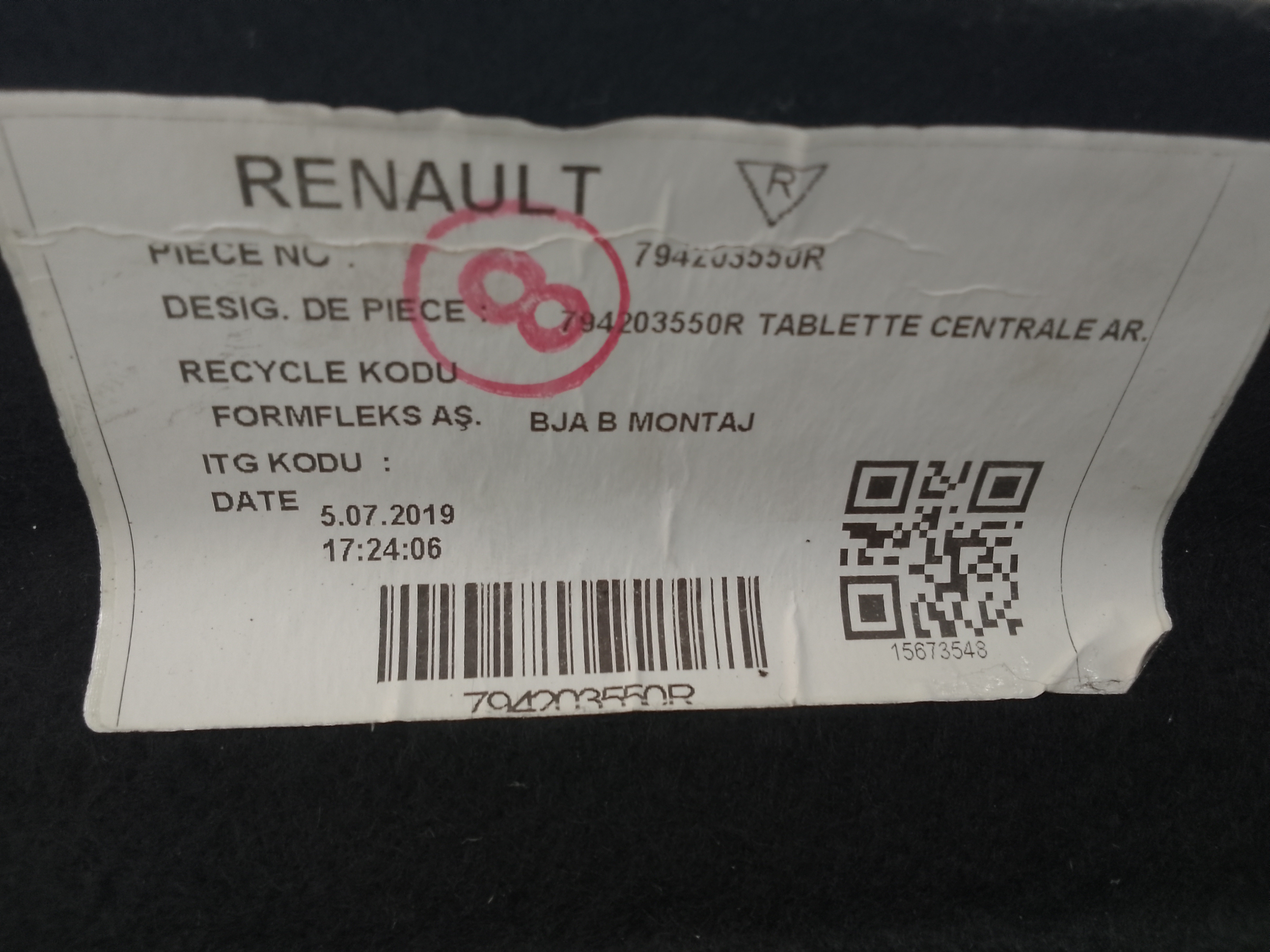 Tapa maletero renault clio v (08.2019->)