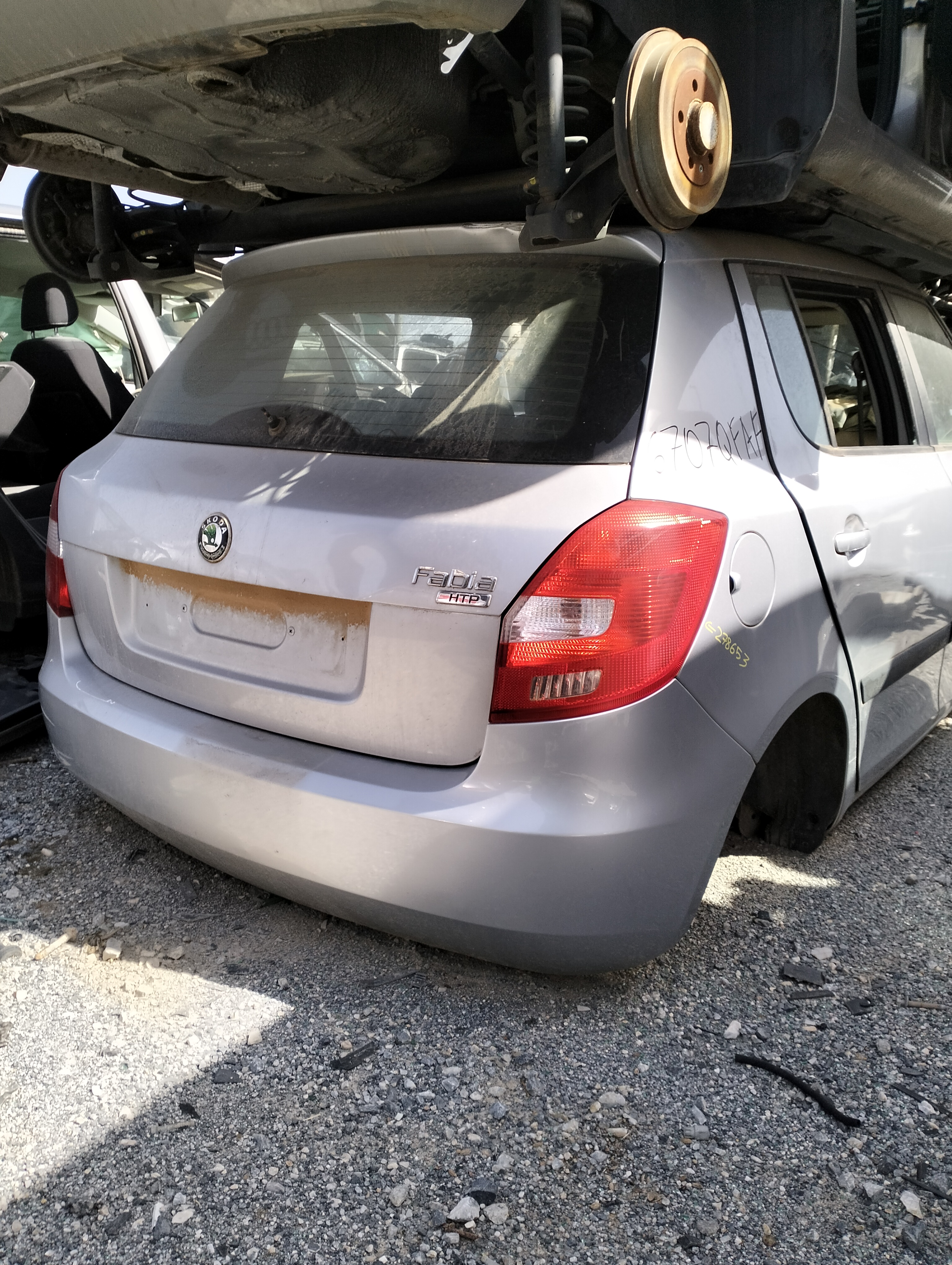 Paragolpes trasero skoda fabia (5j2)(2007->)