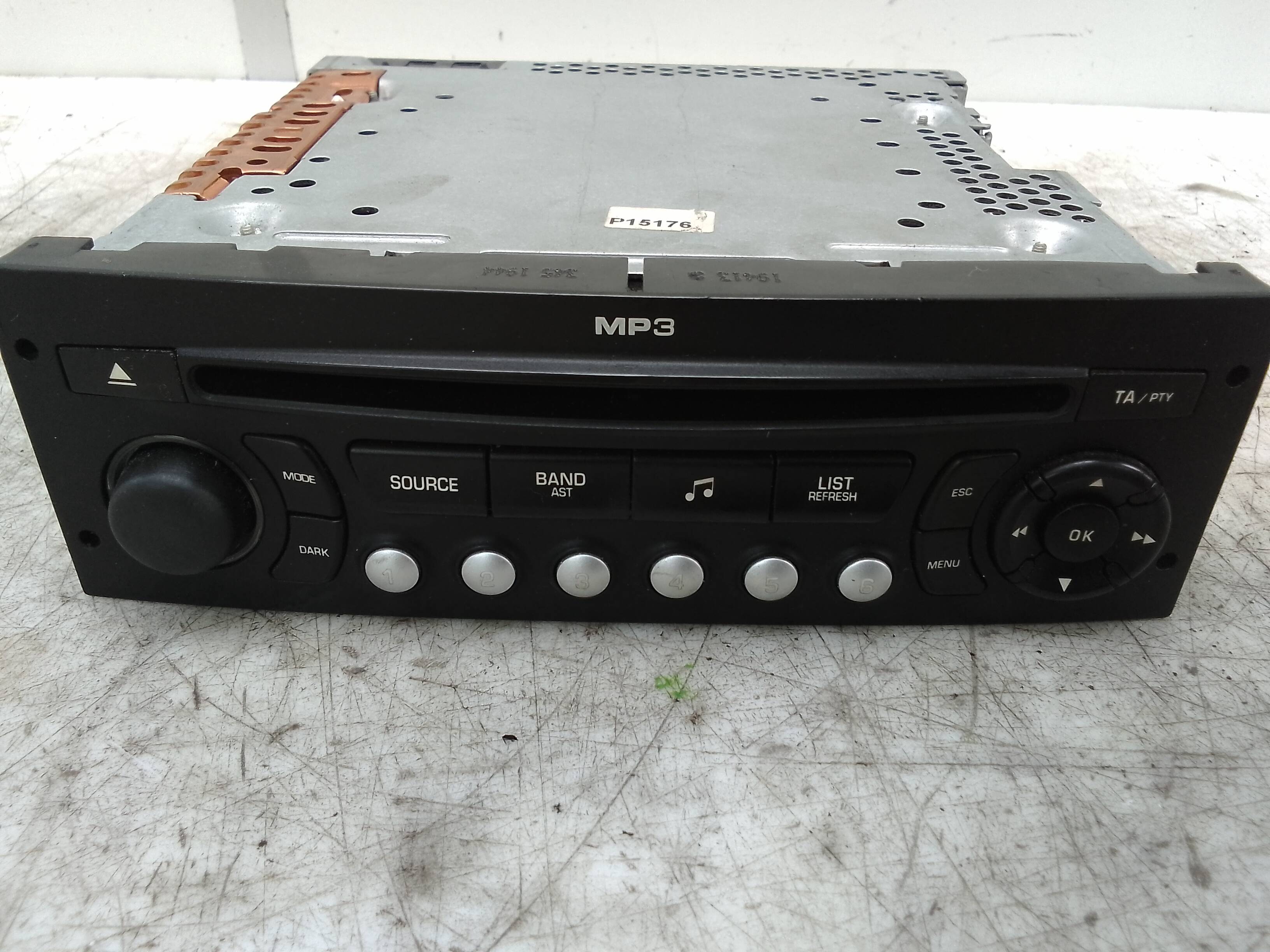 Sistema audio / radio cd peugeot 207 sw (2007->)