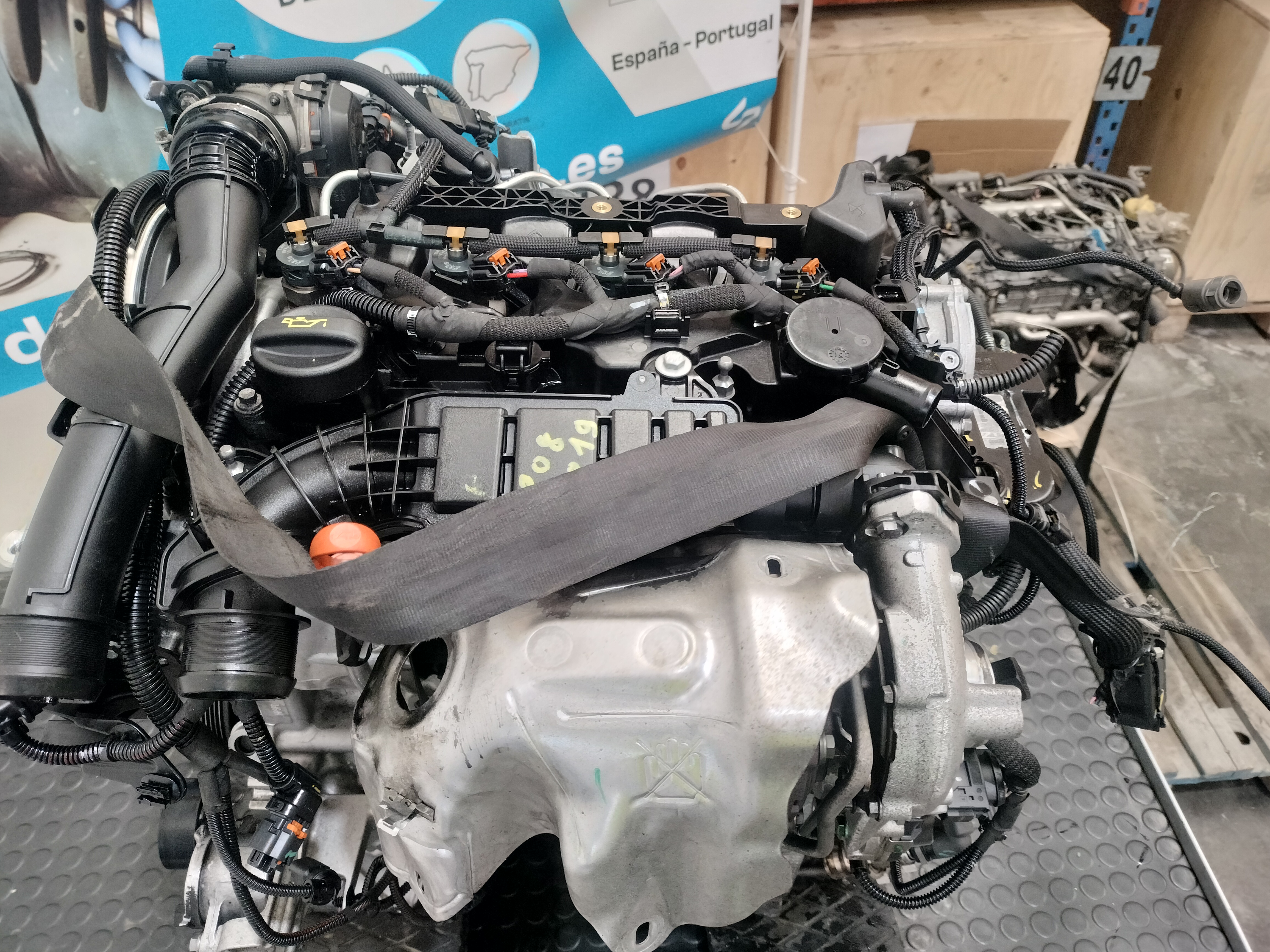 Motor completo peugeot 208 (p2)(06.2019->)