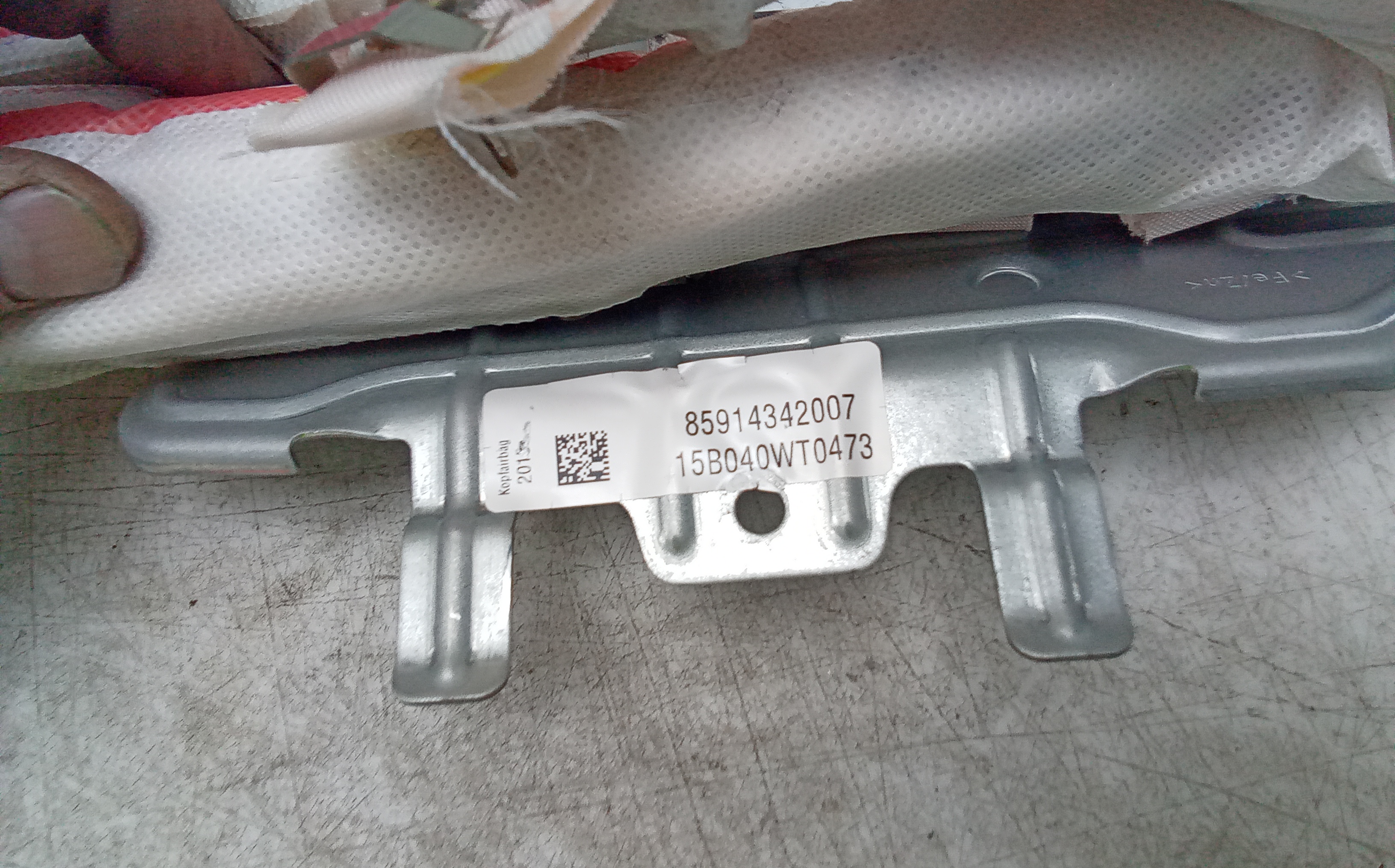 Airbag cortina delantero derecho bmw serie 5 berlina (f10)(2010->)