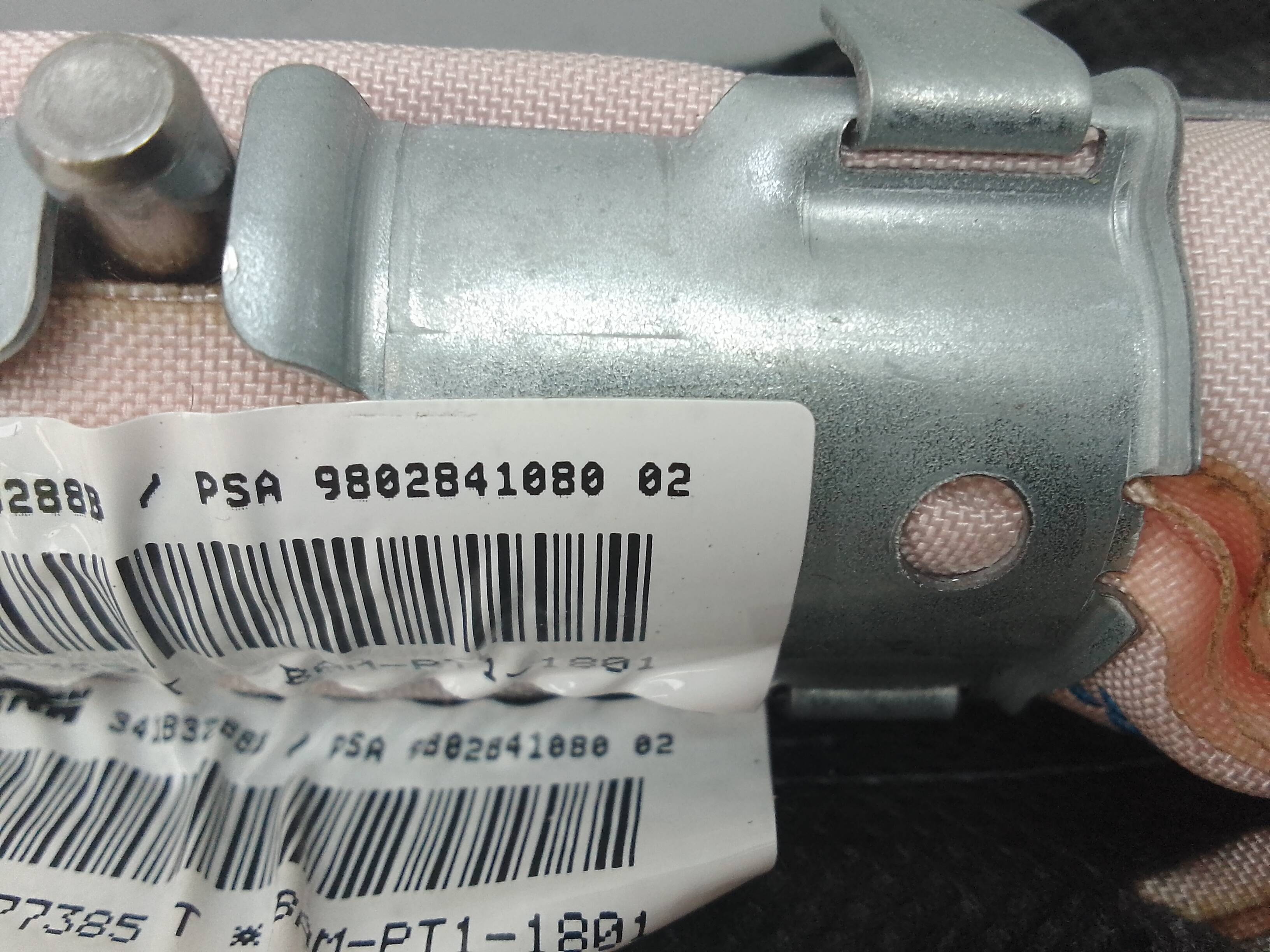 Airbag cortina delantero izquierdo citroen c3 (08.2016->)