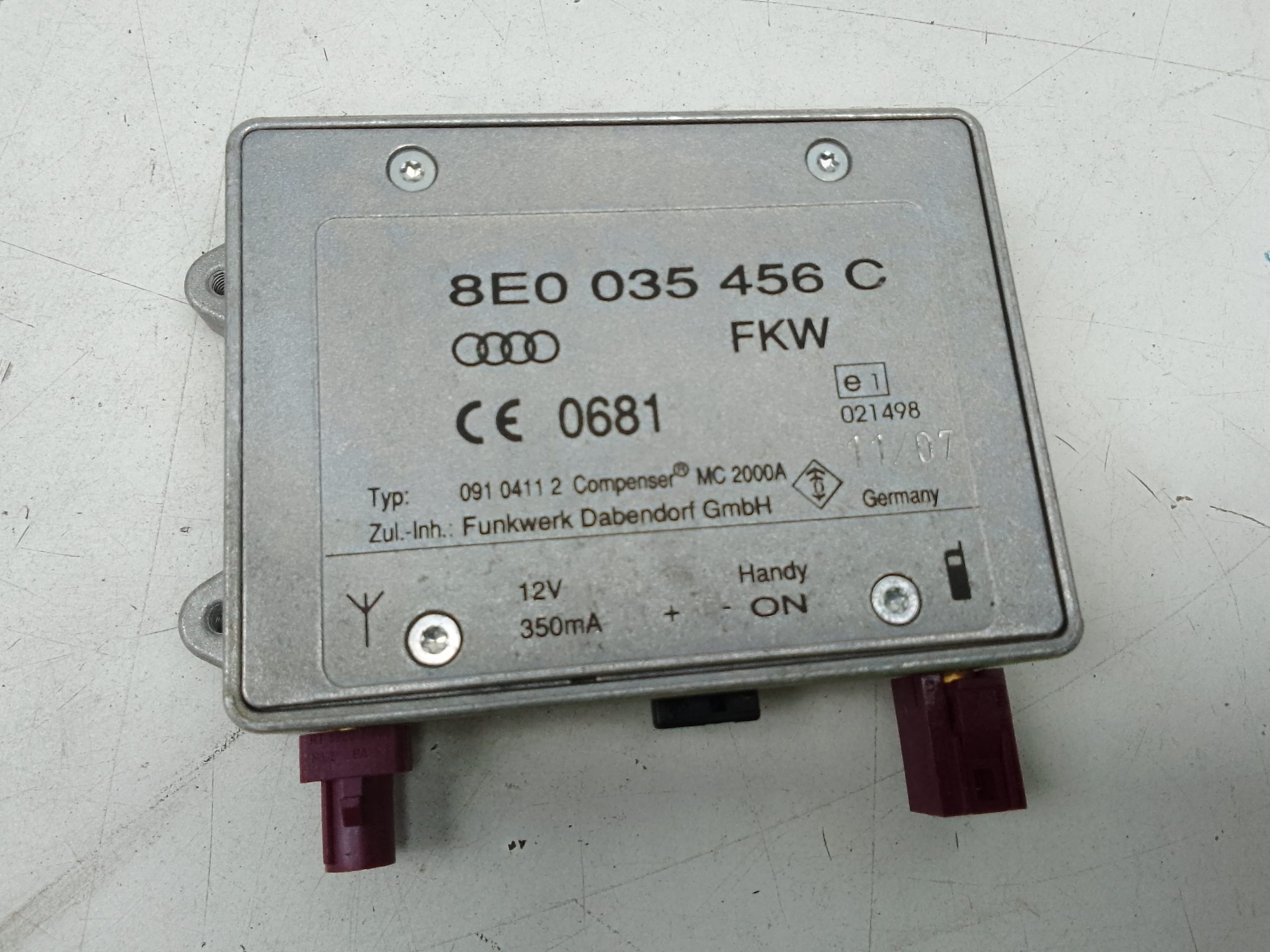 Modulo electronico audi q7 (4l)(07.2006->)