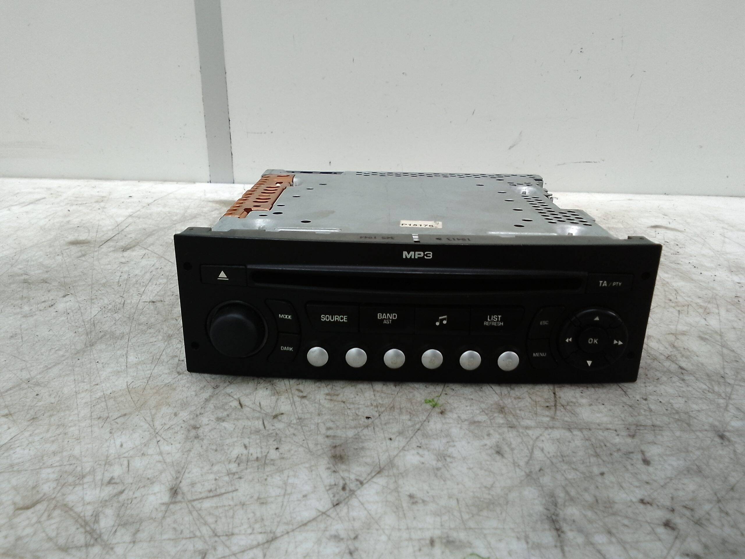 Sistema audio / radio cd peugeot 207 sw (2007->)