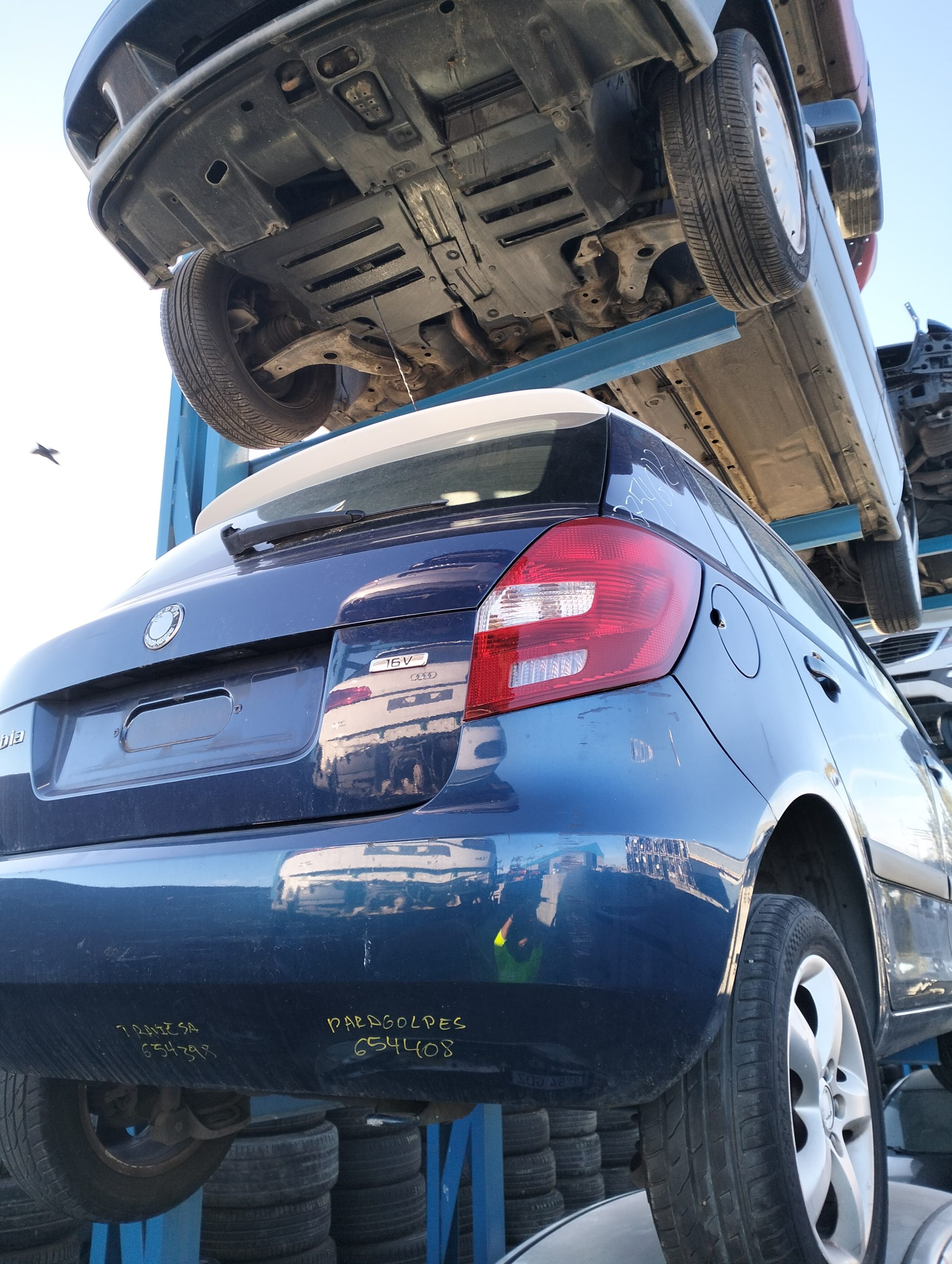 Porton trasero skoda fabia (5j2)(2007->)