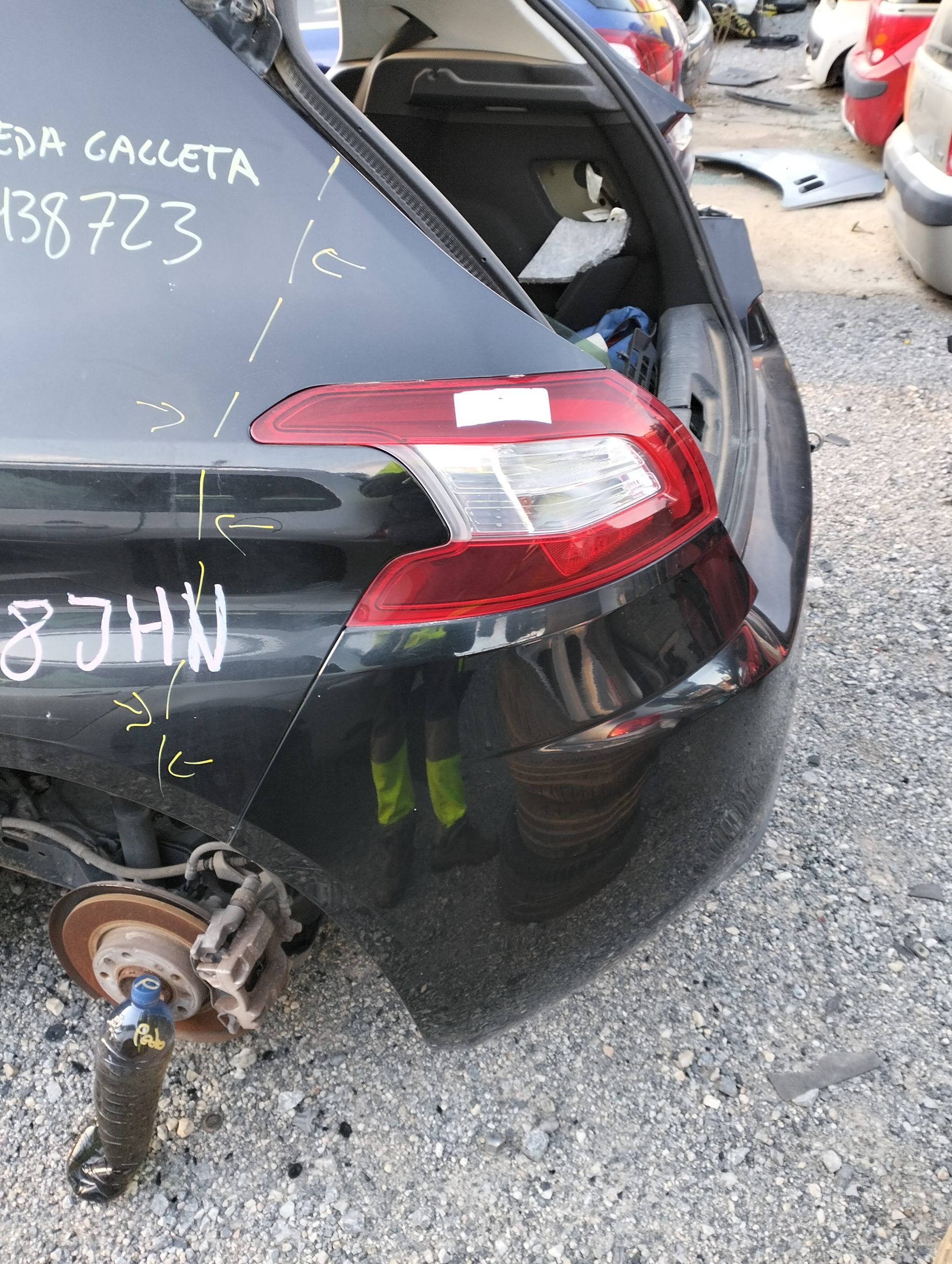 Corte chapa peugeot 308 (2013->)