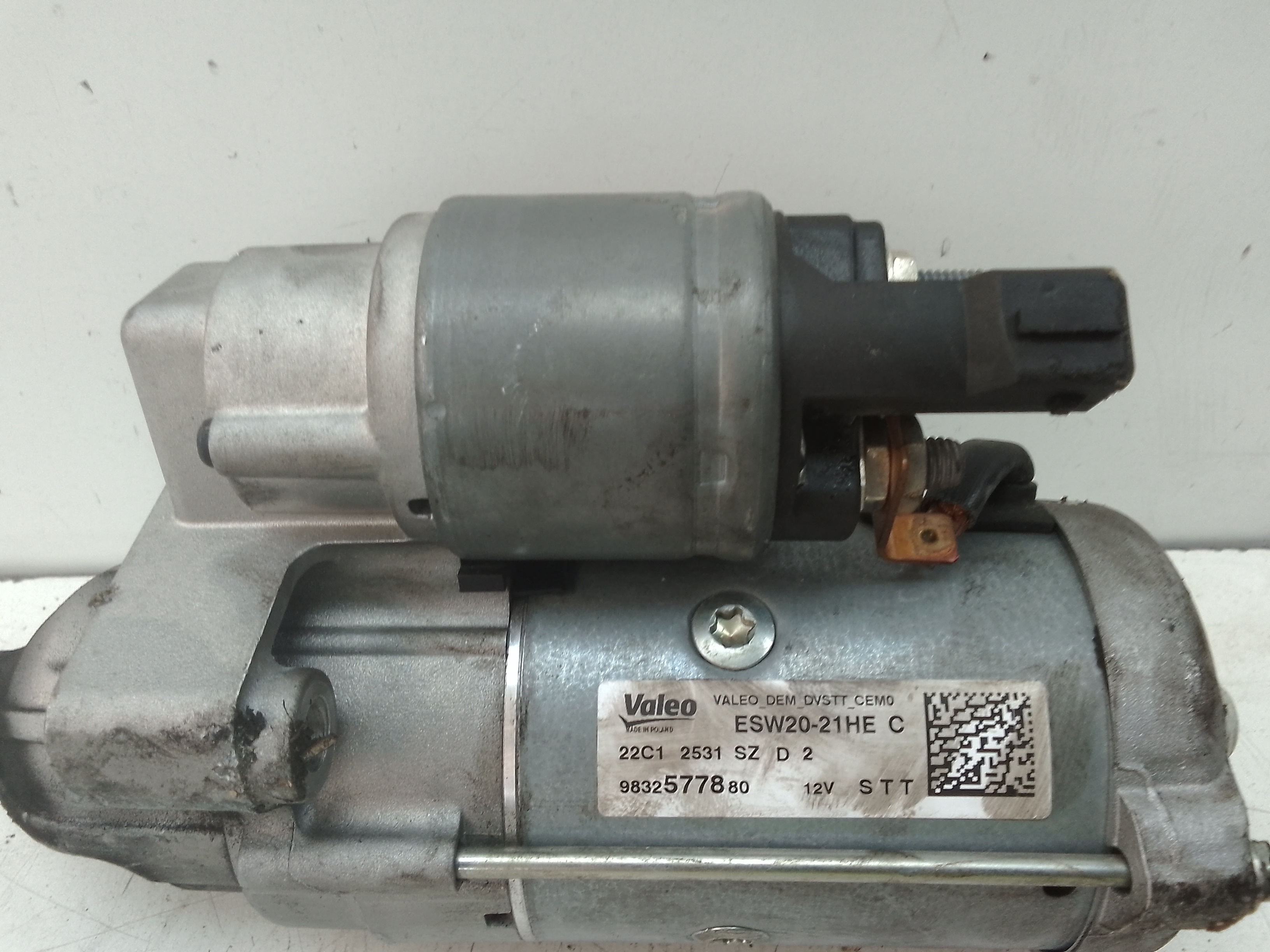 Motor arranque peugeot rifter (06.2018->)