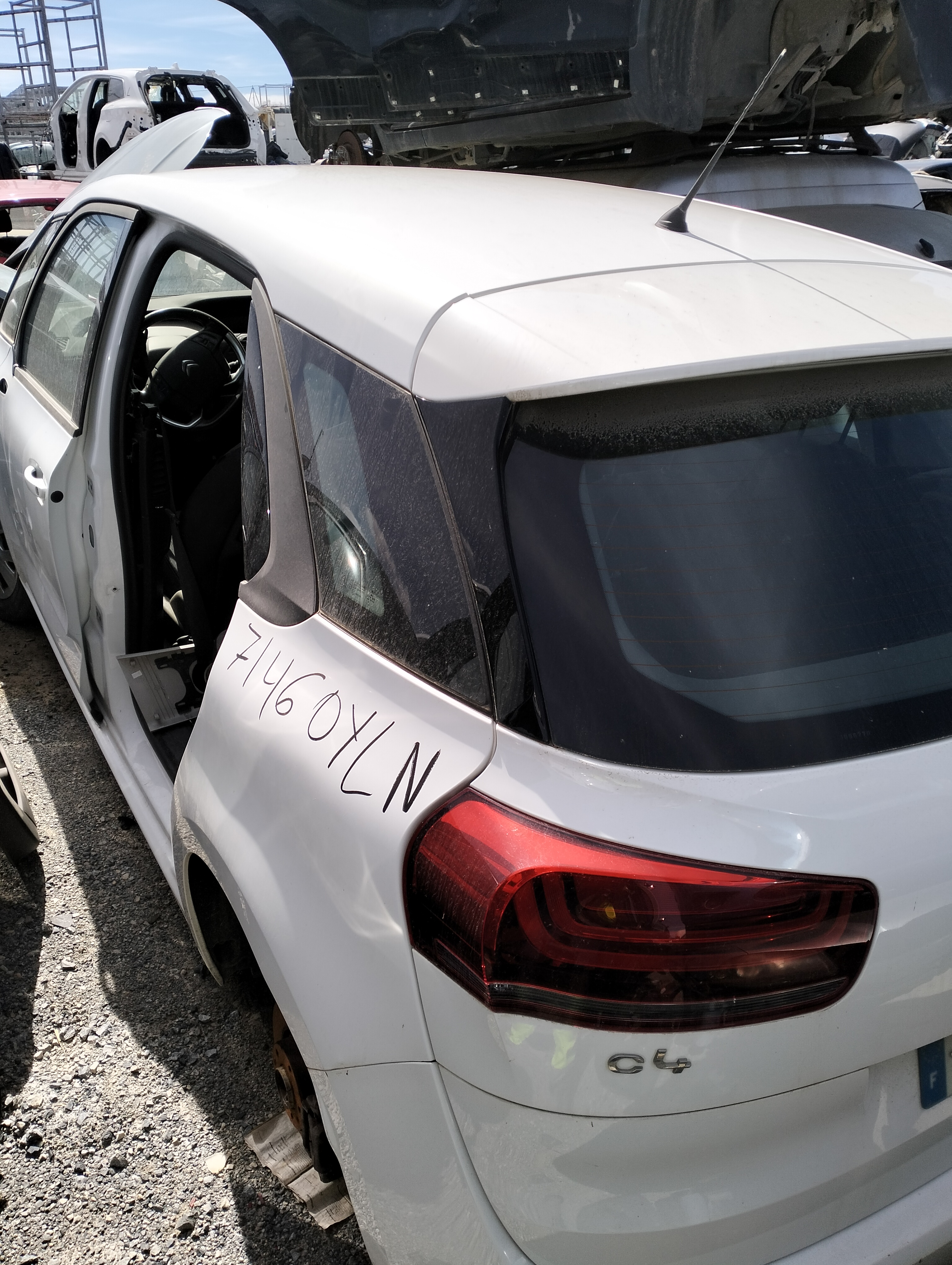 Guarnecido puerta trasera derecha citroen c4 picasso/spacetourer (05.2013->)