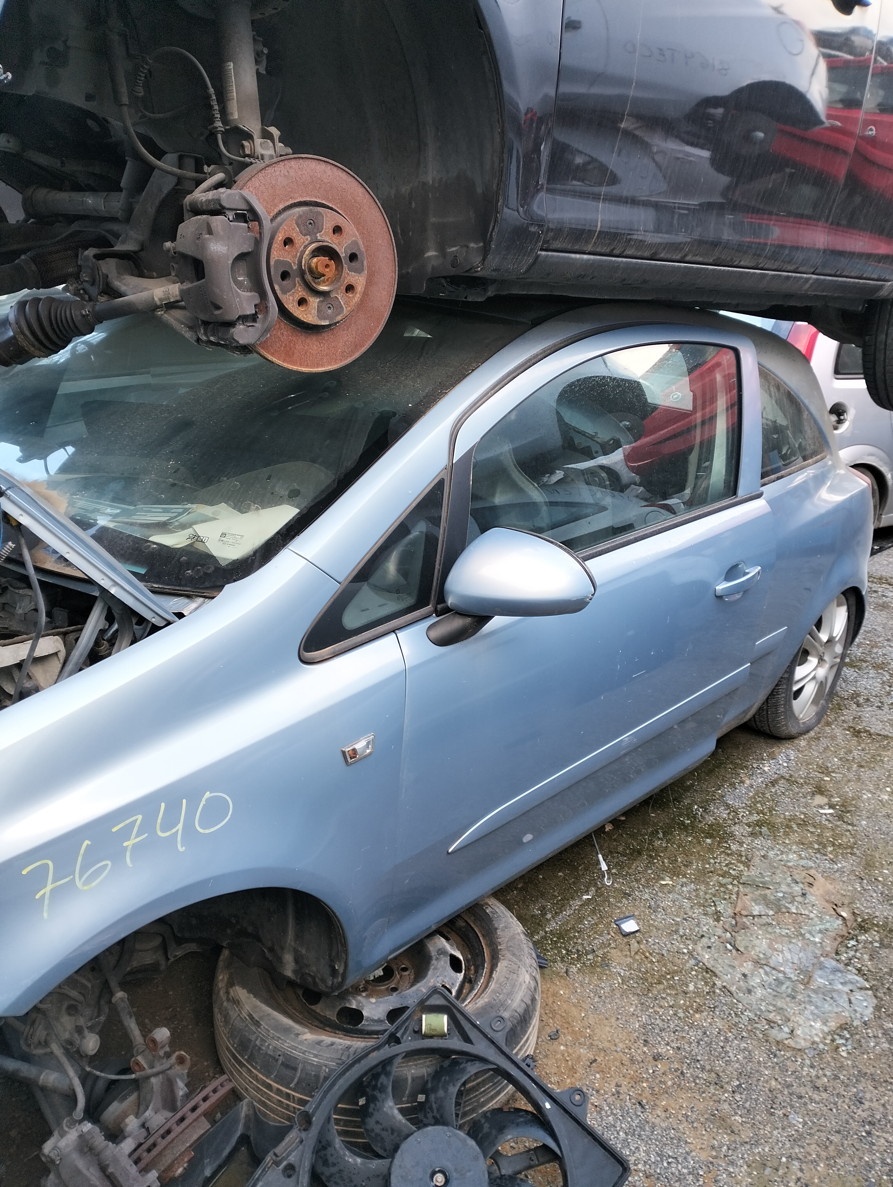 Luna custodia delantera izquierda opel corsa d (2006->)