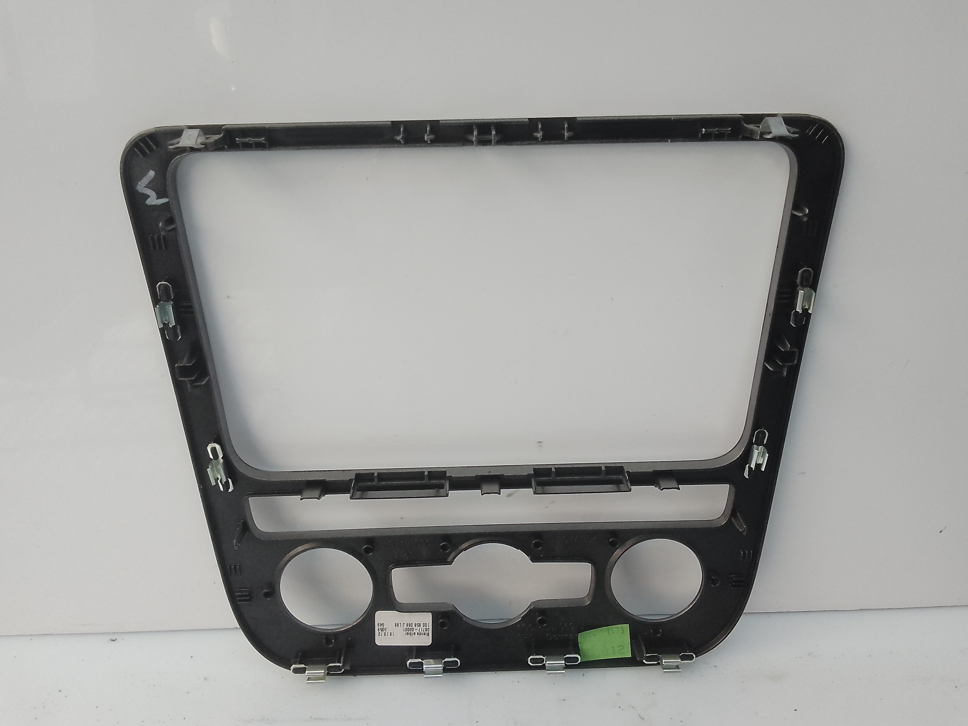 Moldura / consola radio volkswagen eos (1f8)(10.2010->)