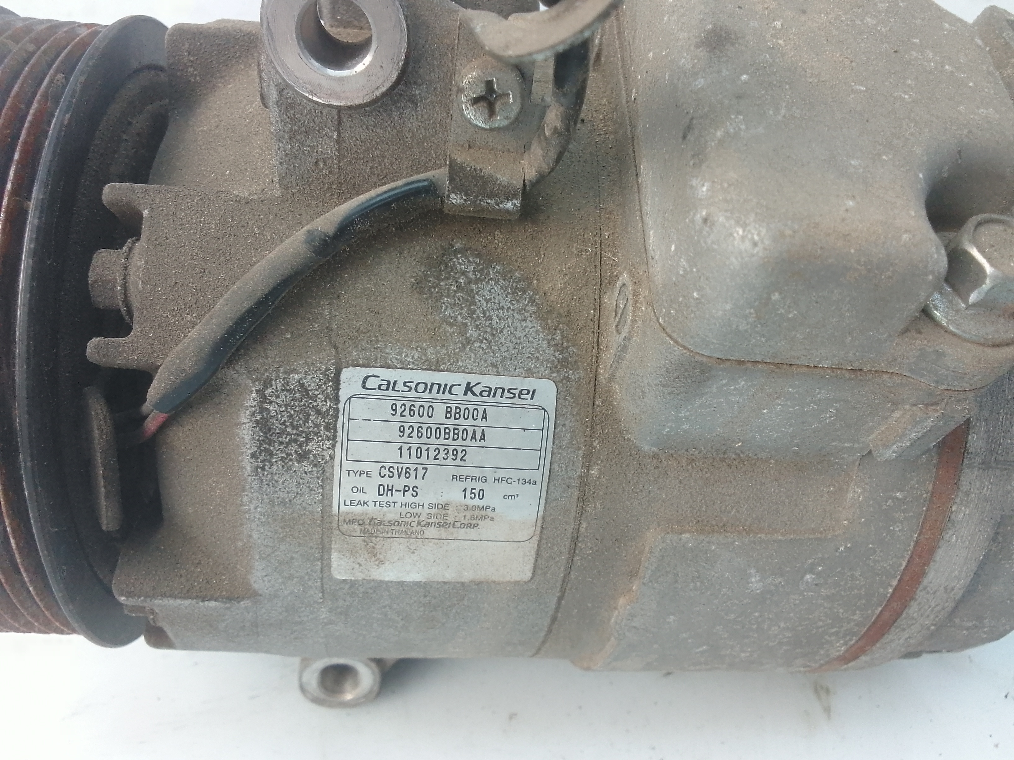 Compresor aire acondicionado nissan qashqai (j10)(01.2007->)