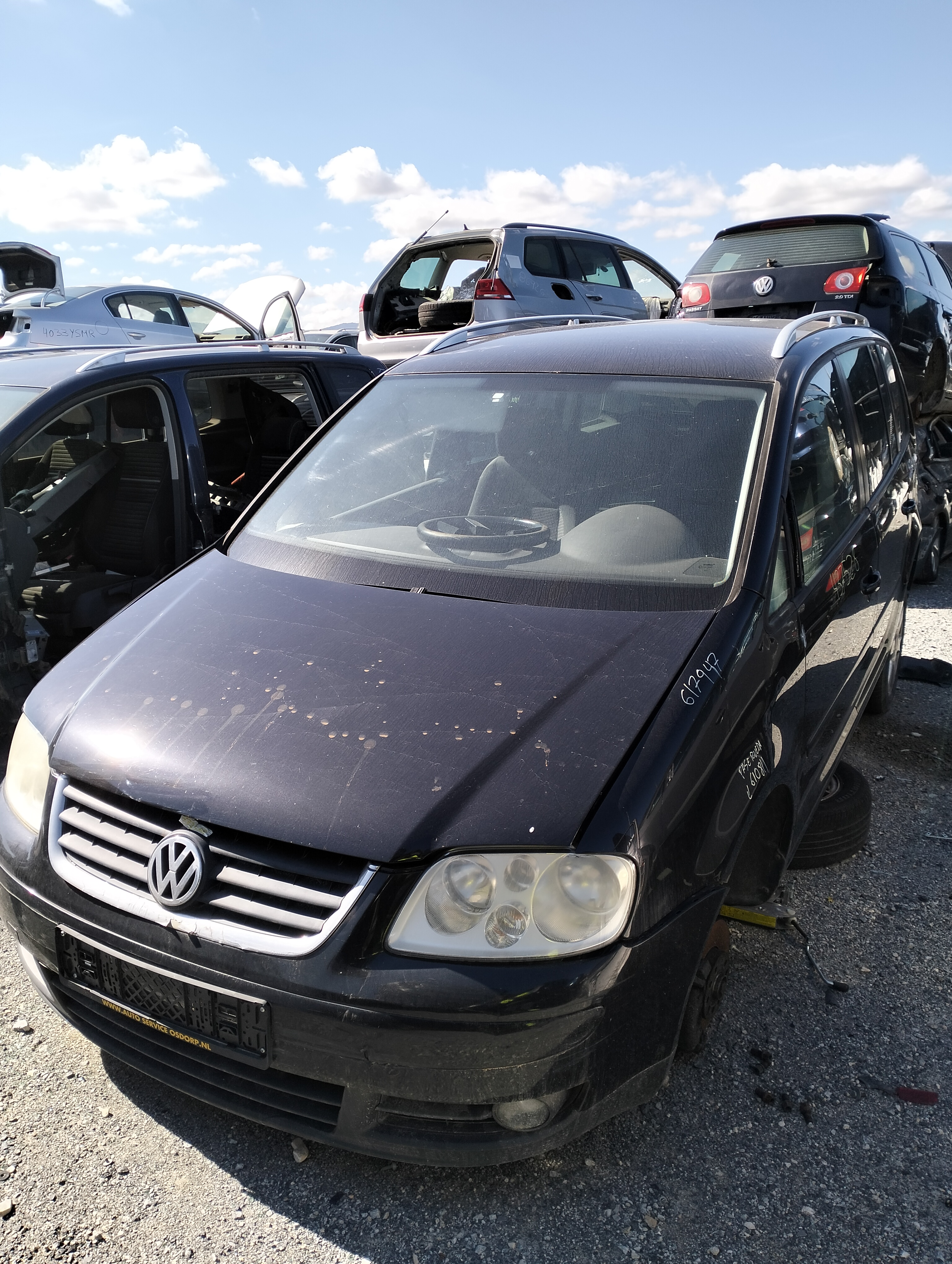 Capot volkswagen touran (1t1)(02.2003->)