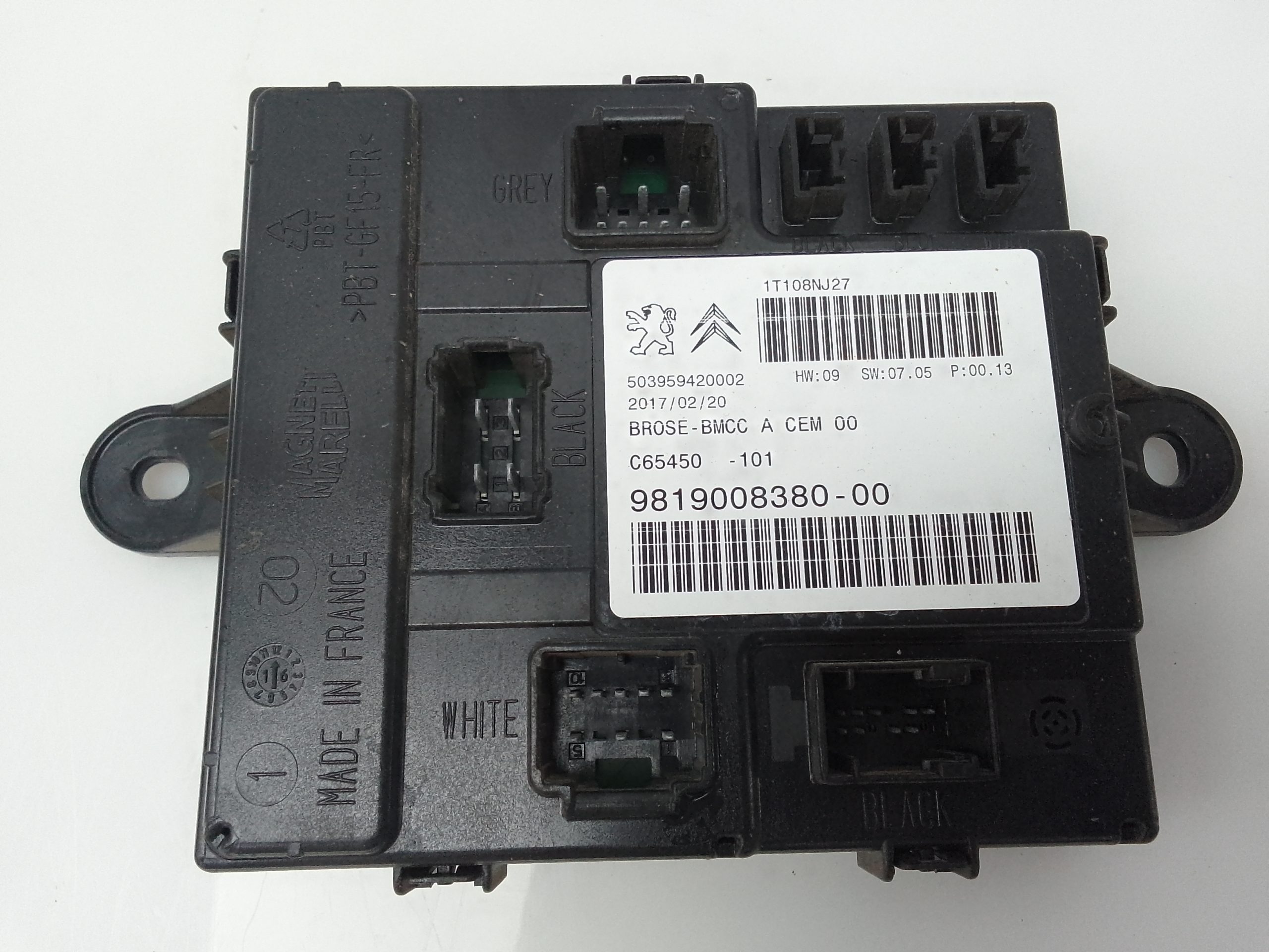 Modulo electronico citroen c4 picasso/spacetourer (05.2013->)