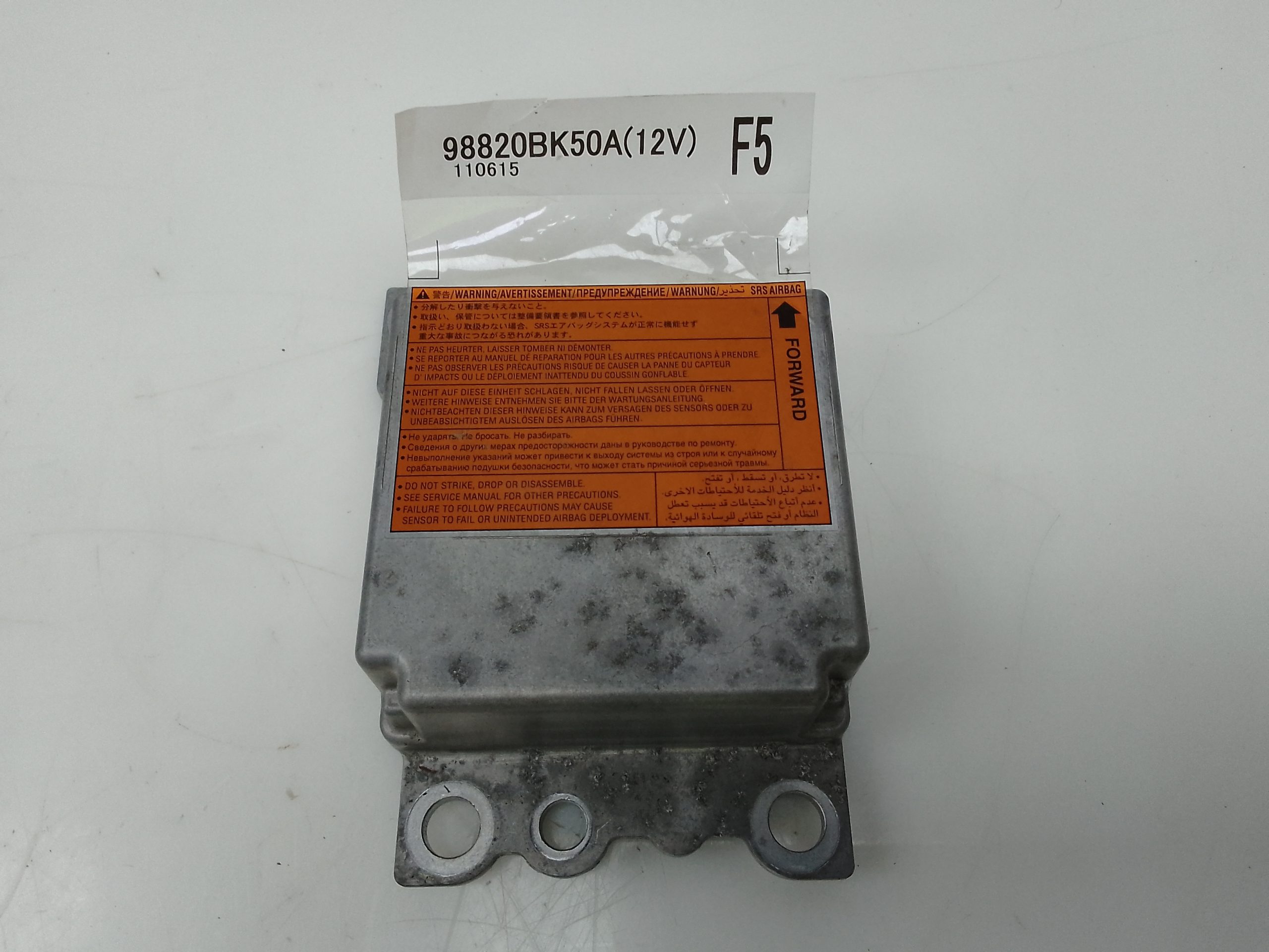 Centralita airbag nissan qashqai (j10)(01.2007->)