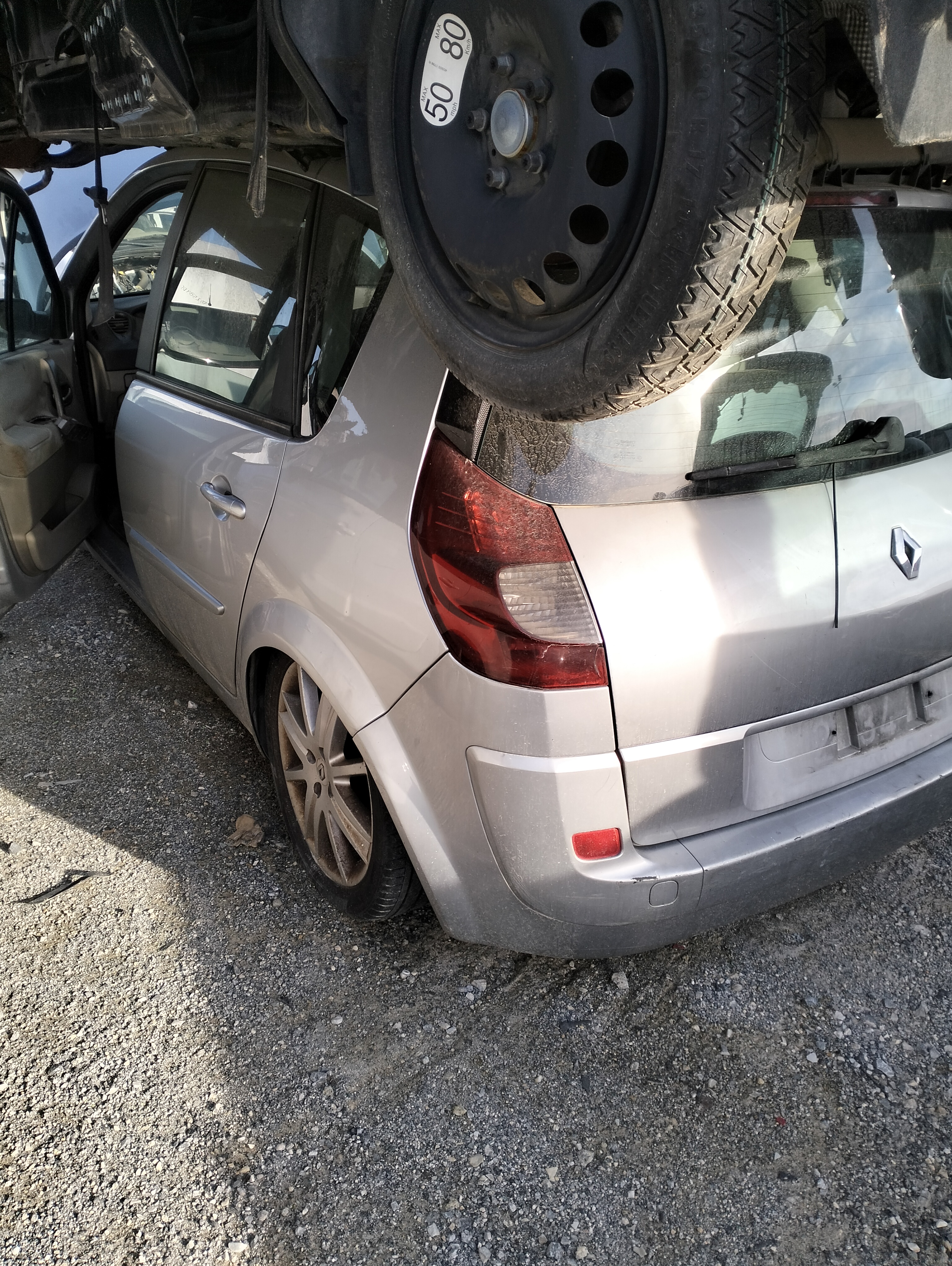 Cerradura puerta trasera izquierda renault scenic ii (jm)(2003->)