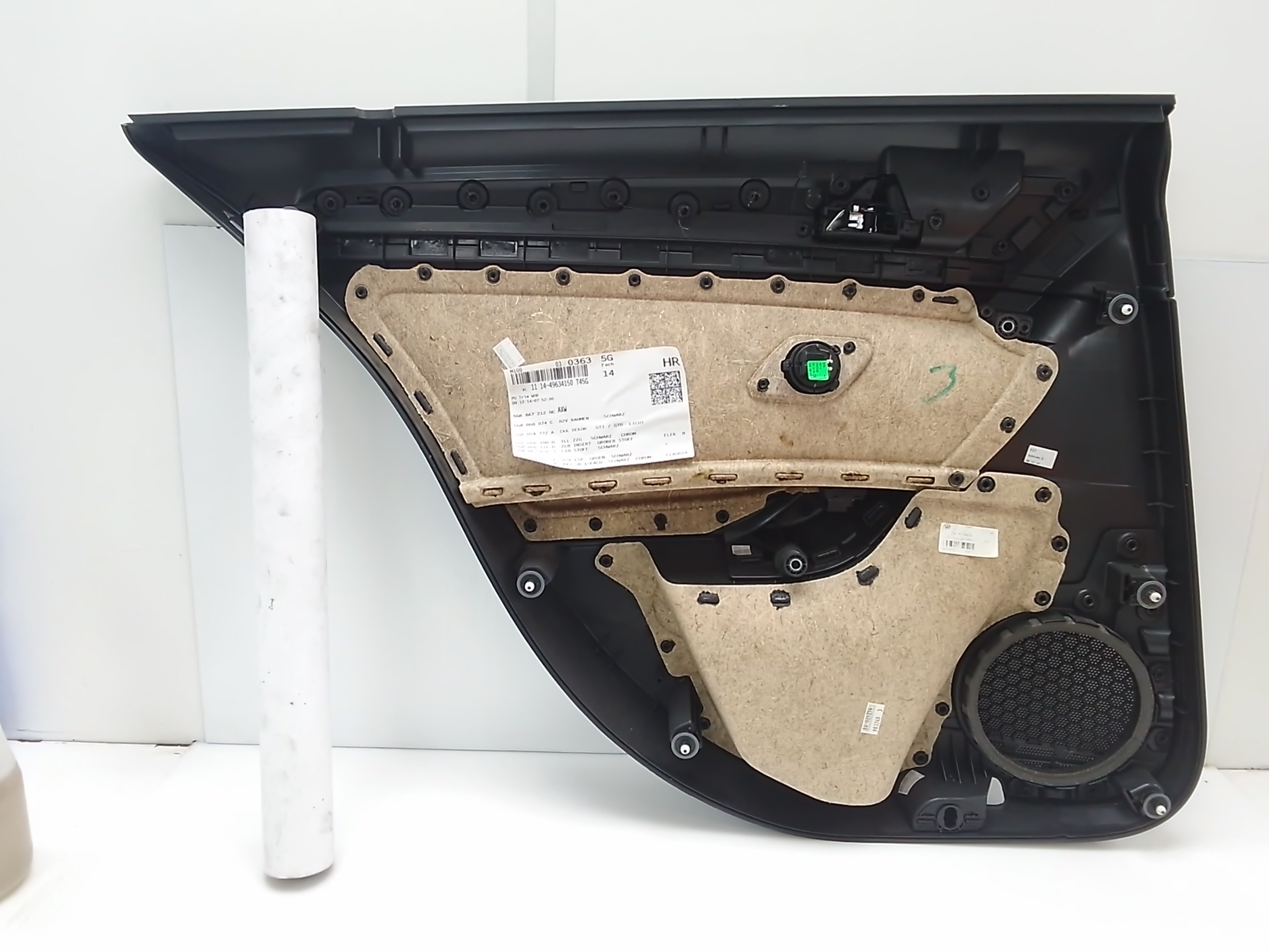 Guarnecido puerta trasera derecha volkswagen golf vii (5g1/be1)(09.2012->)