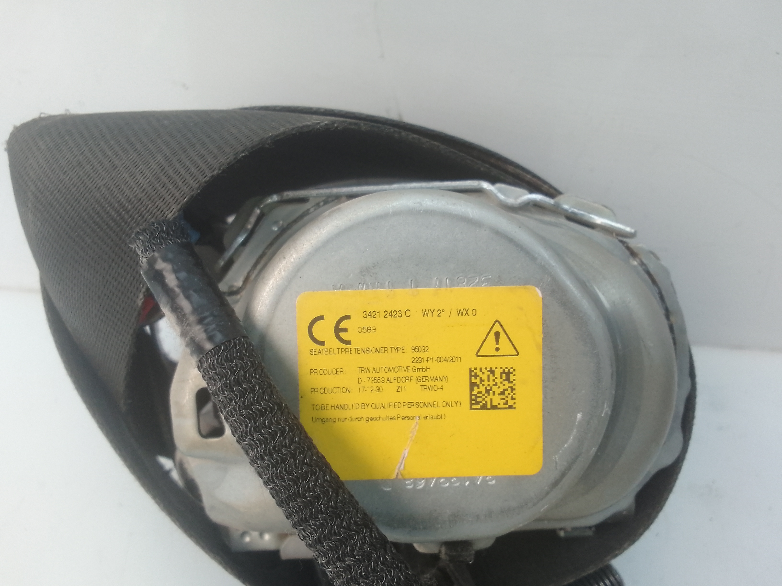 Cinturon seguridad delantero izquierdo renault trafic iii furgón (06.2014->)