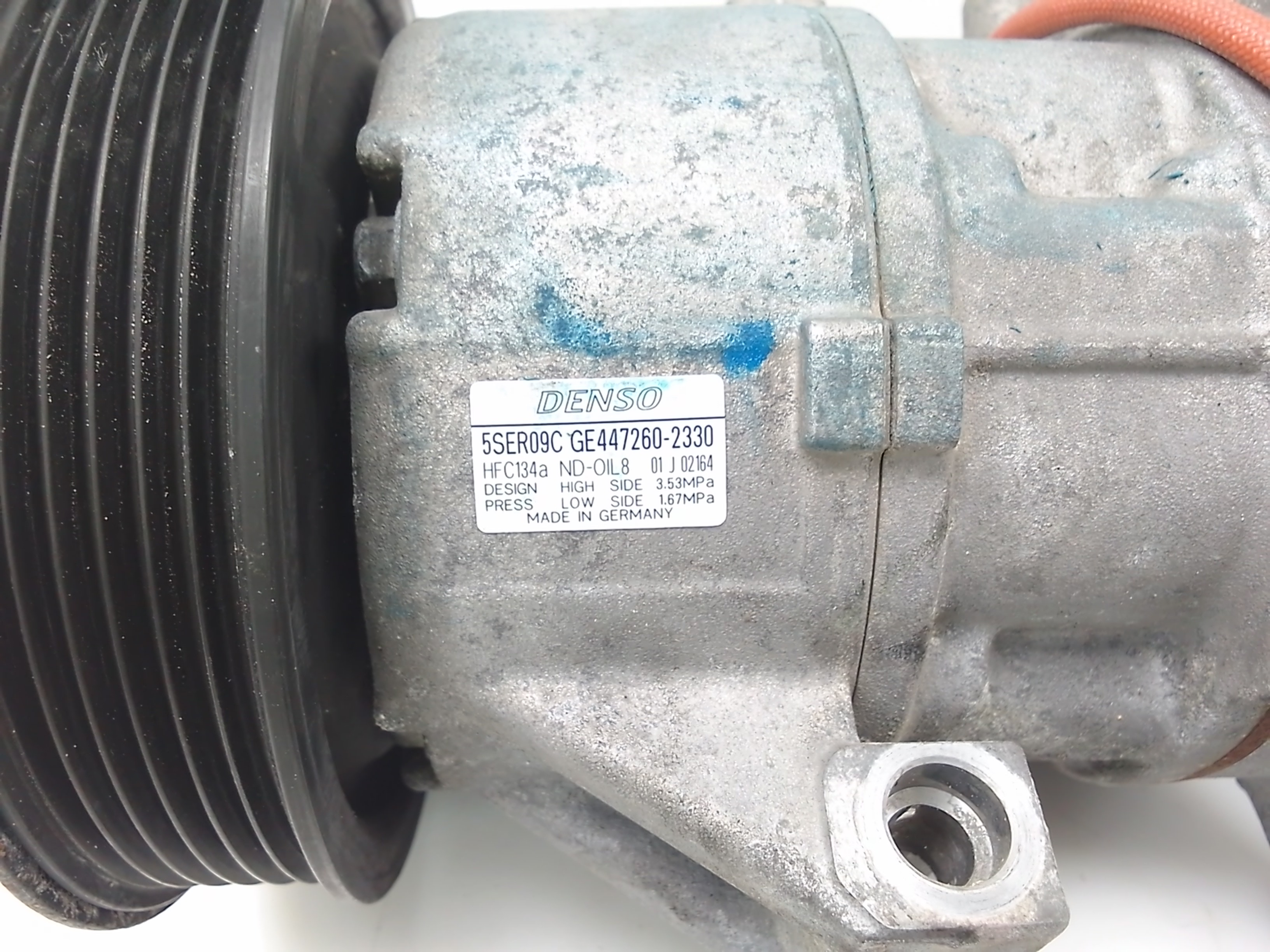 Compresor aire acondicionado toyota yaris (ksp9/scp9/nlp9)(08.2005->)