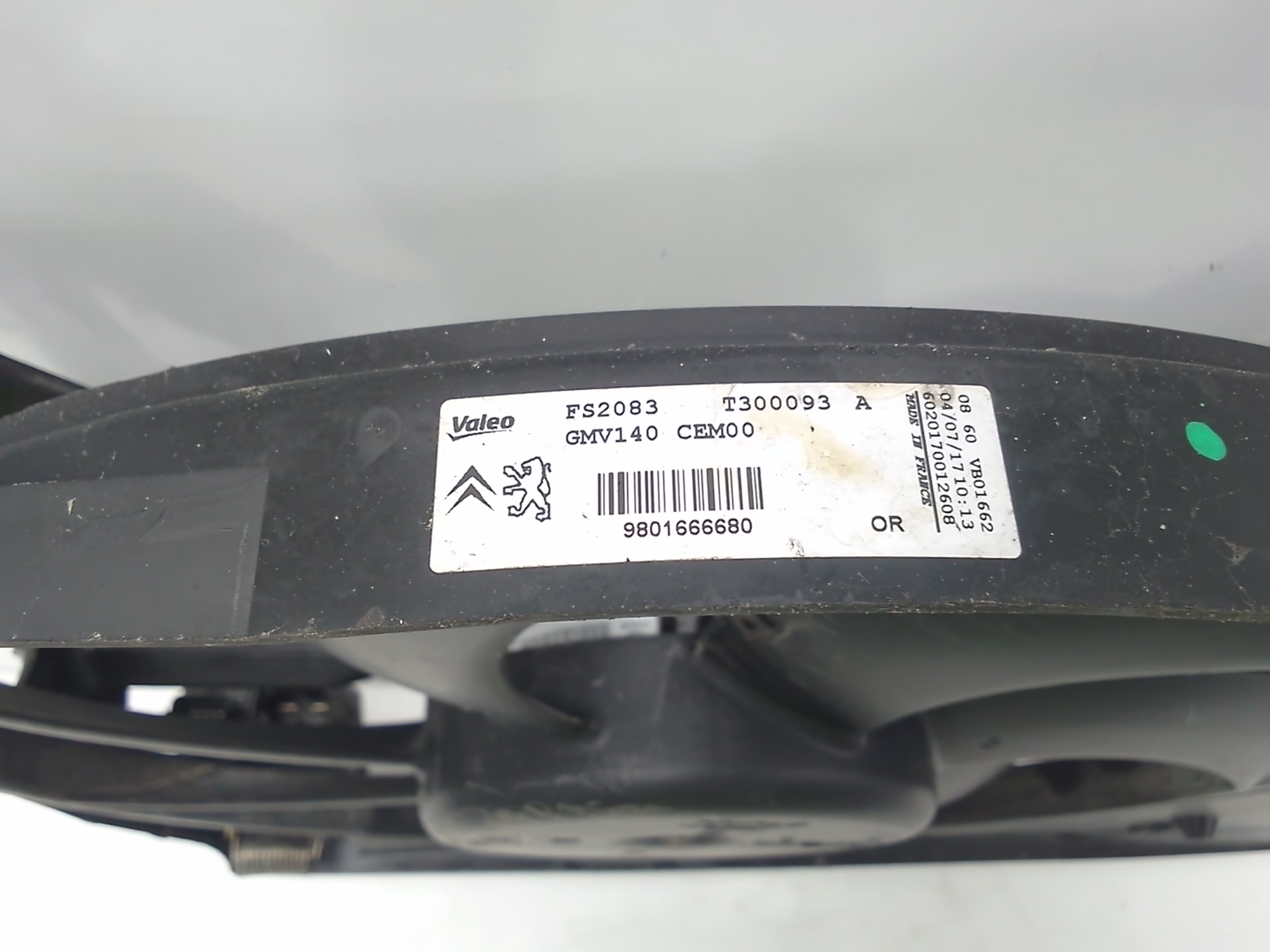 Electroventilador peugeot 208 (01.2012->)