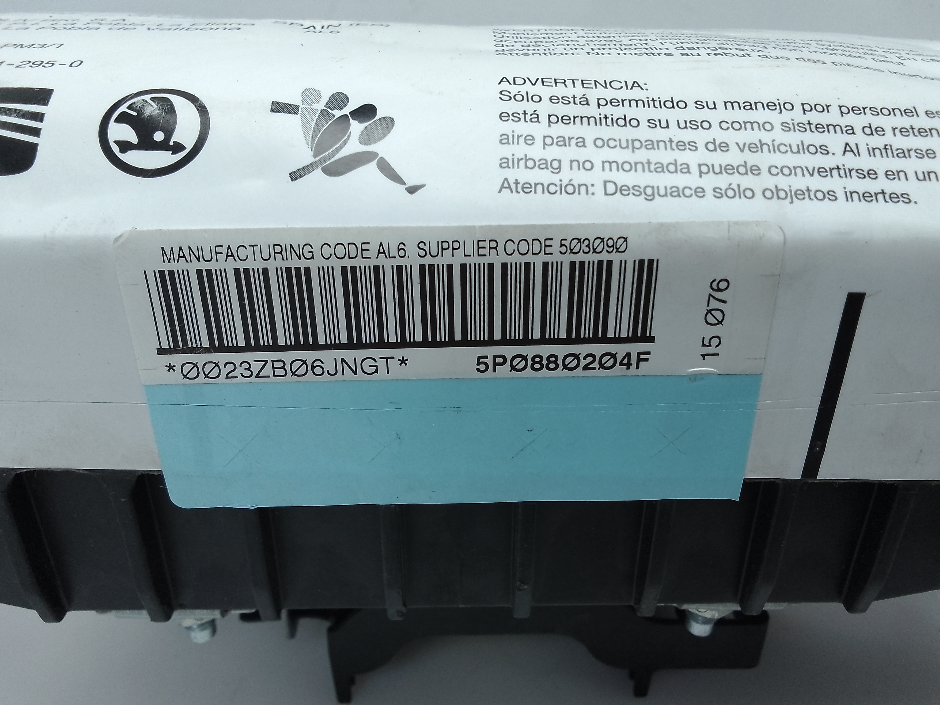 Airbag delantero derecho seat altea xl (5p5)(10.2006->)