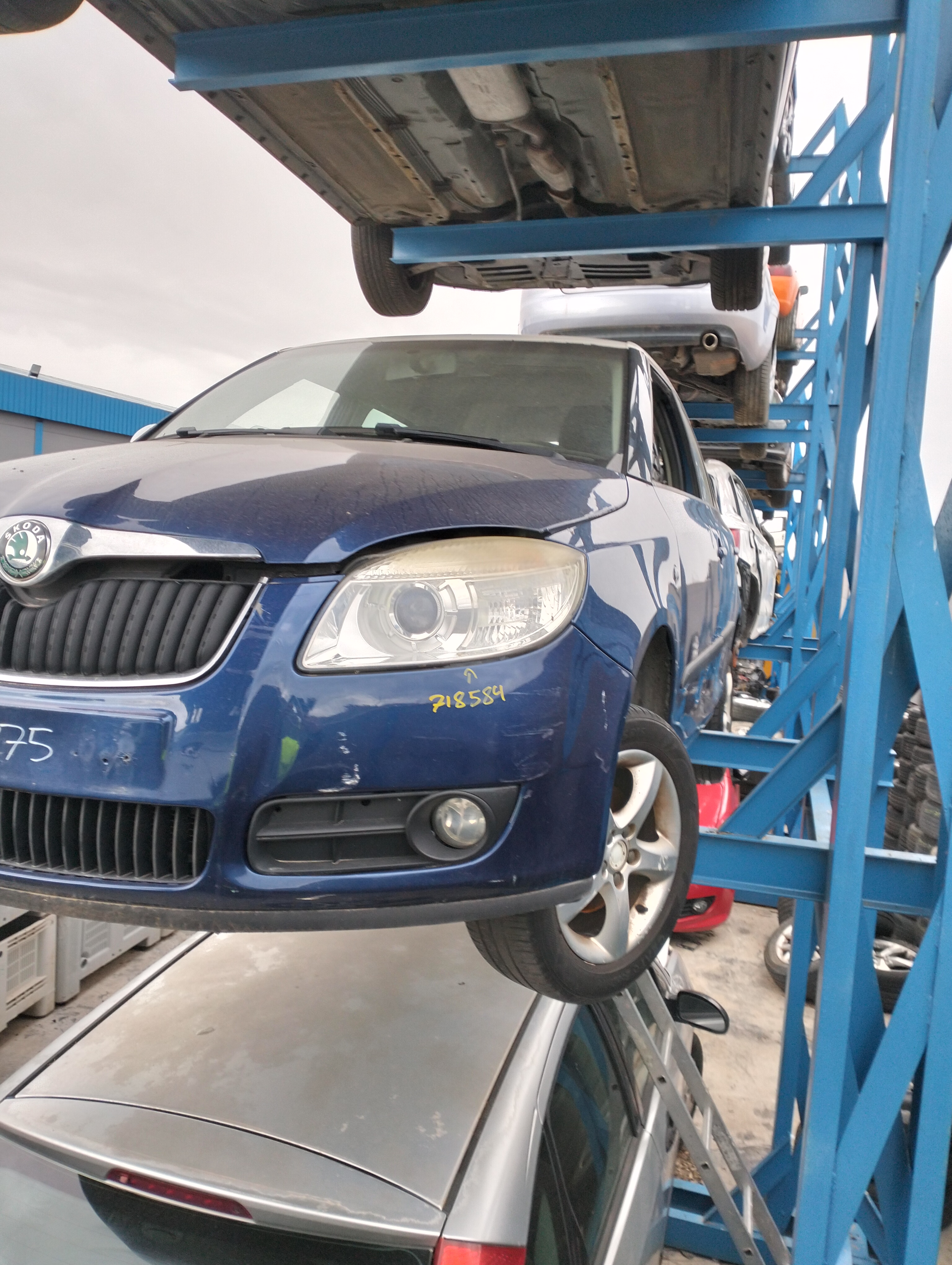 Capot skoda fabia (5j2)(2007->)