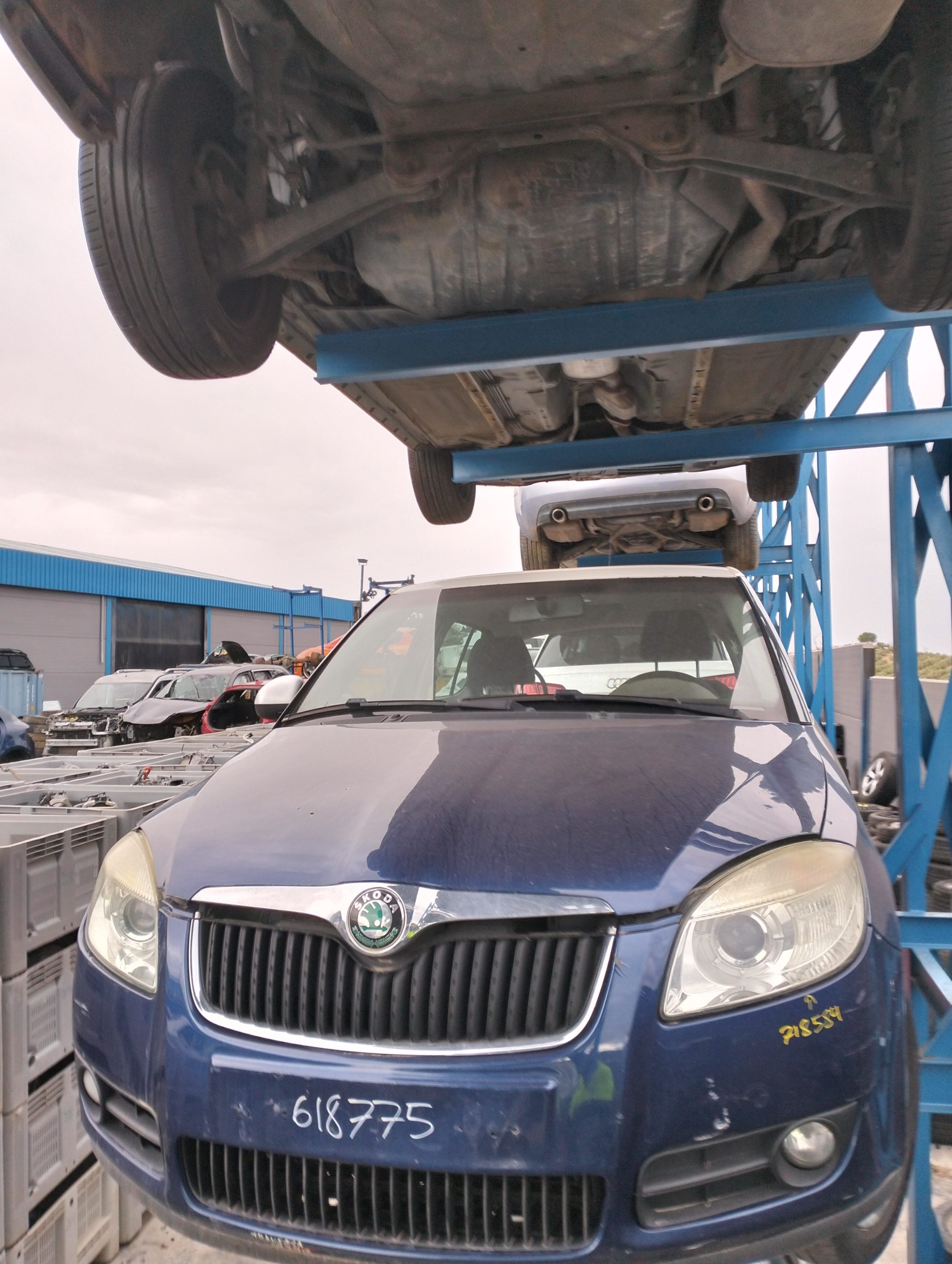 Capot skoda fabia (5j2)(2007->)