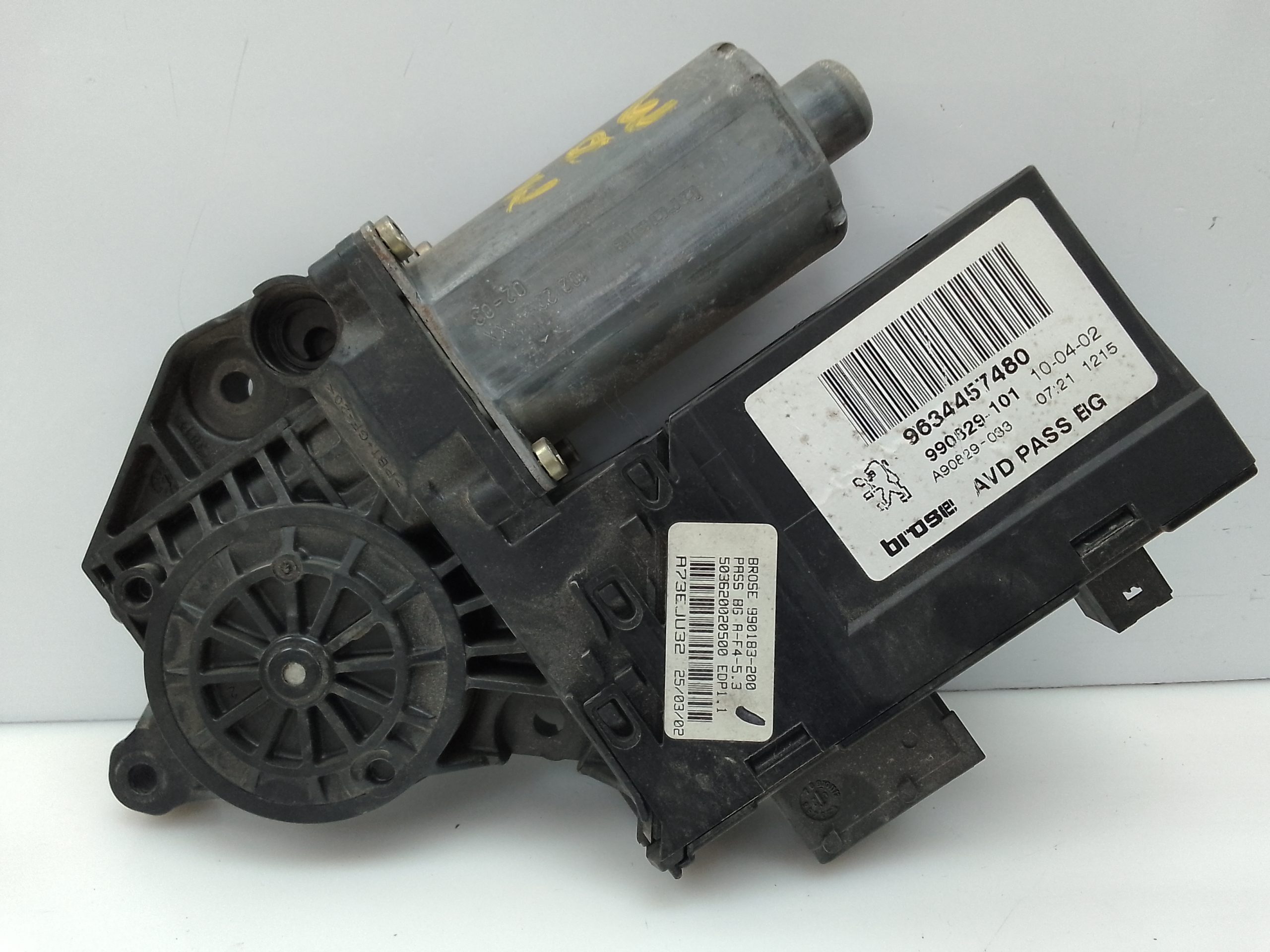 Motor elevalunas delantero derecho peugeot 307 (s1)(04.2001->06.2005)